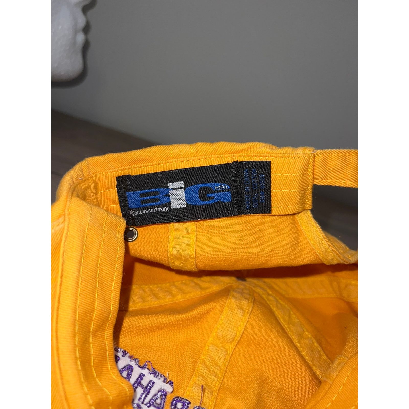 Big Bud Press Franklin Graham Festival Hat Ark La Tex Cap yellow Purple OS Size ONE SIZE - 7 Thumbnail
