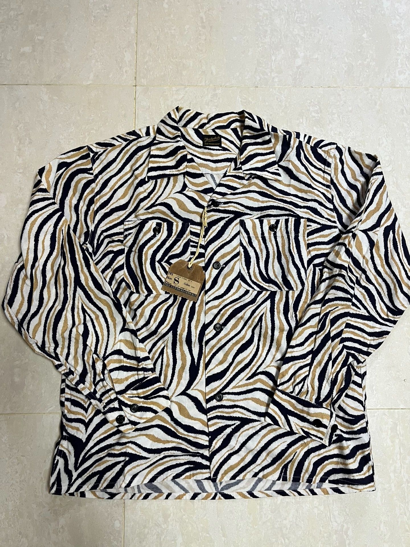 Tenderloin Tenderloin Zebra Print Shirt Size US S / EU 44-46 / 1 - 1 Thumbnail