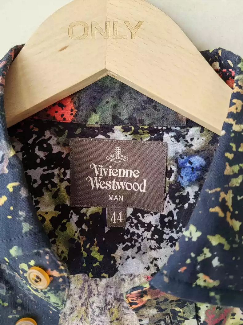 Vivienne Westwood Vivienne Westwood Men's shirt with floral print Size M / US 6-8 / IT 42-44 - 1 Thumbnail