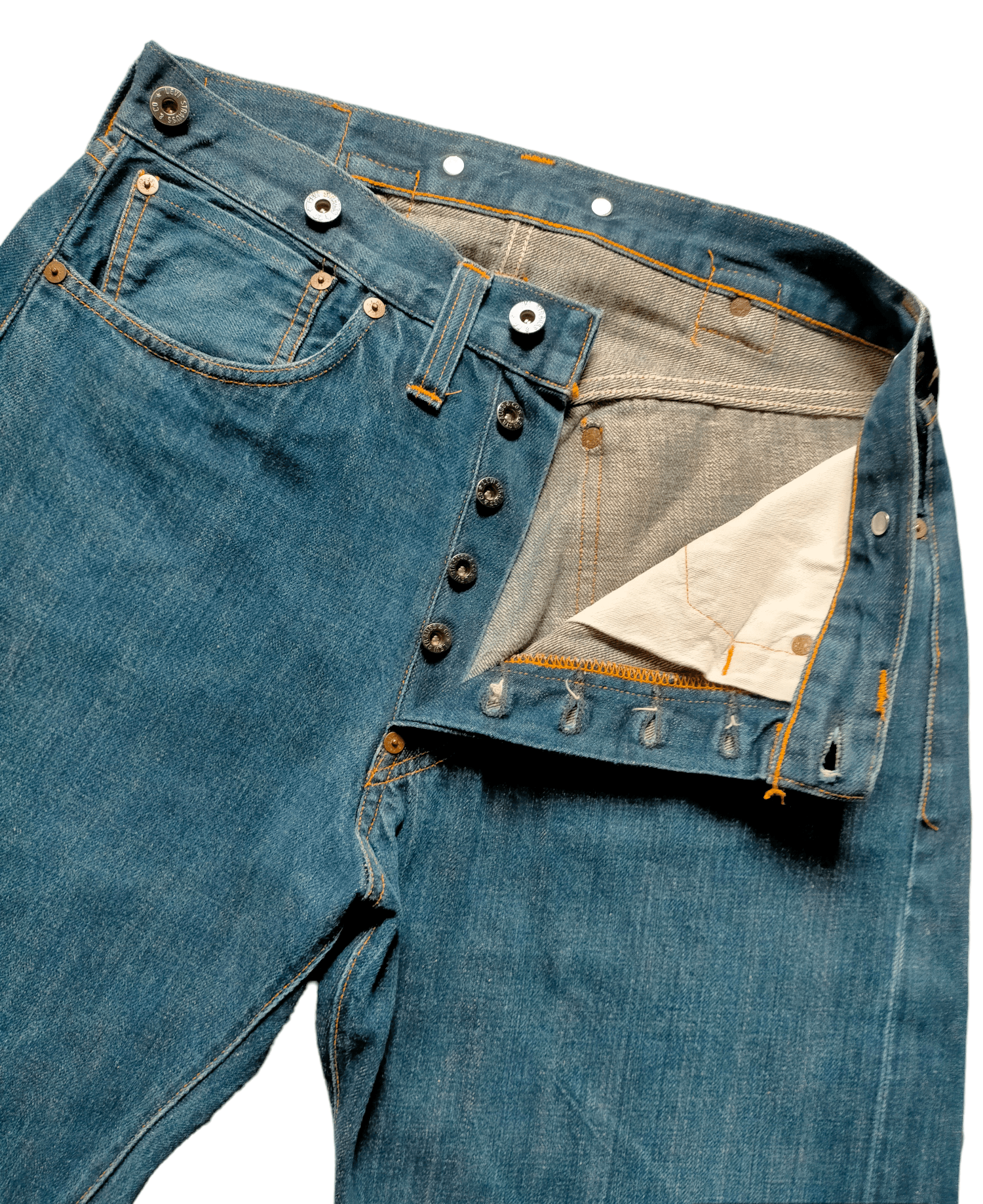 Levi's Vintag Levis 201 inspired 1920s Selvedge denim Size US 30 / EU 46 - 10 Thumbnail