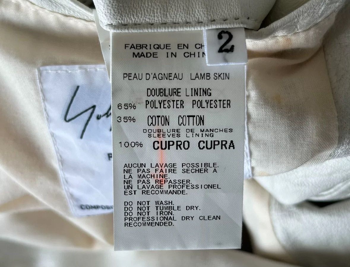 Yohji Yamamoto Yohji Yamamoto 10ss Bankruptcy Leather jacket 2412-Nextarrow Size US M / EU 48-50 / 2 - 8 Thumbnail