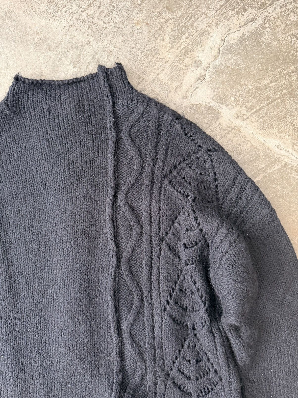 Yohji Yamamoto Yohji Yamamoto Patchwork Knit Sweater Kapital Our Legacy Size US L / EU 52-54 / 3 - 7 Thumbnail