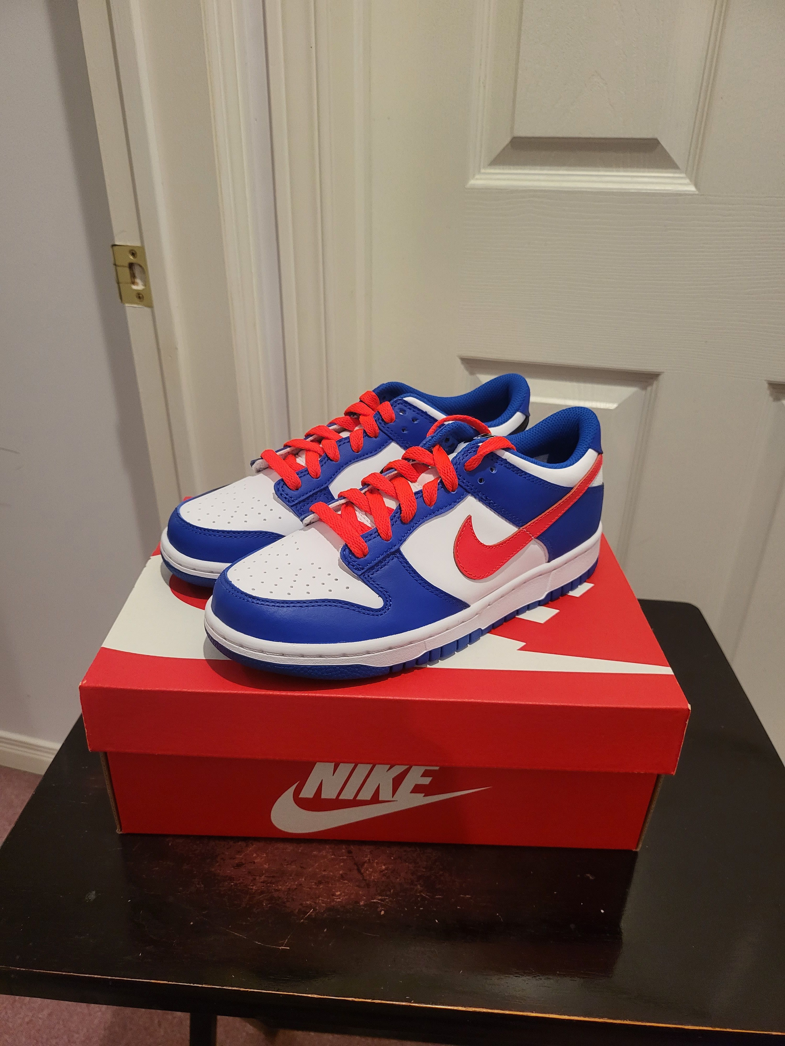 dunk low crimson game royal