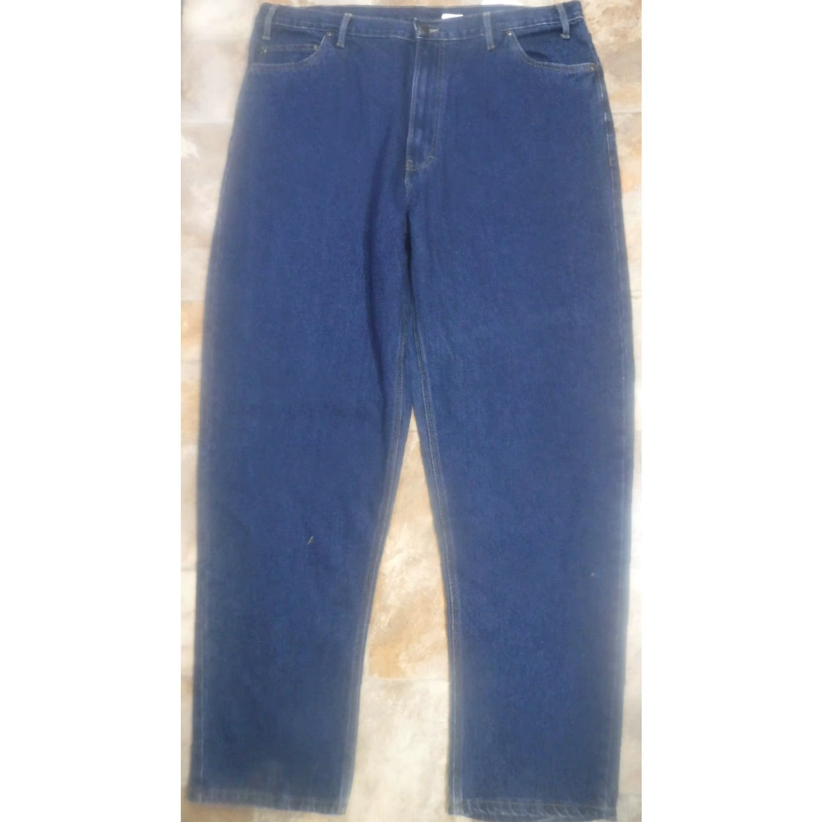 Vintage VINTAGE Berne Jeans 42 / 34 Dark Blue Denim 5-Pocket Classic 90s Style P999SWD Mens Jeans Diutm Tag New with Tags Size US 42 / EU 58 - 4 Thumbnail