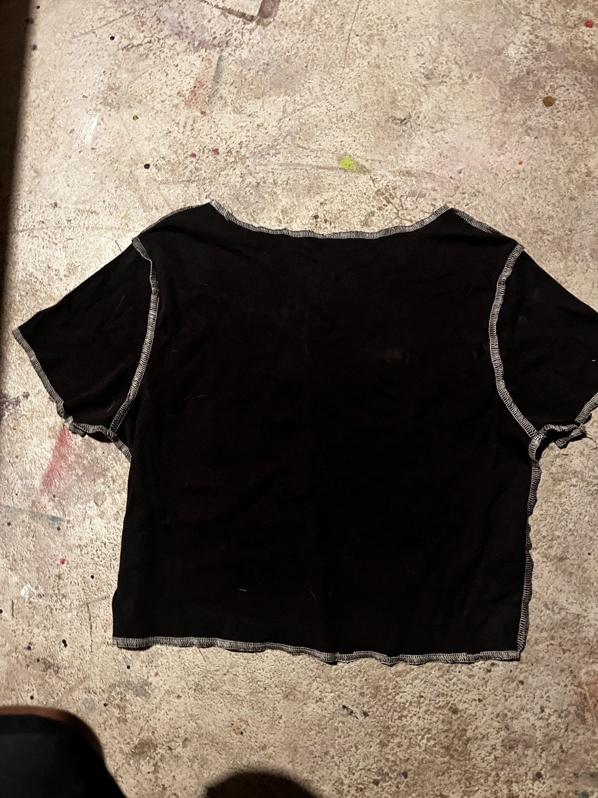 AC/DC × Band Tees × Vintage AC/DC ⚡️ LADIES CROP TOP “highway 🛣️ to hell” Size M / US 6-8 / IT 42-44 - 3 Thumbnail