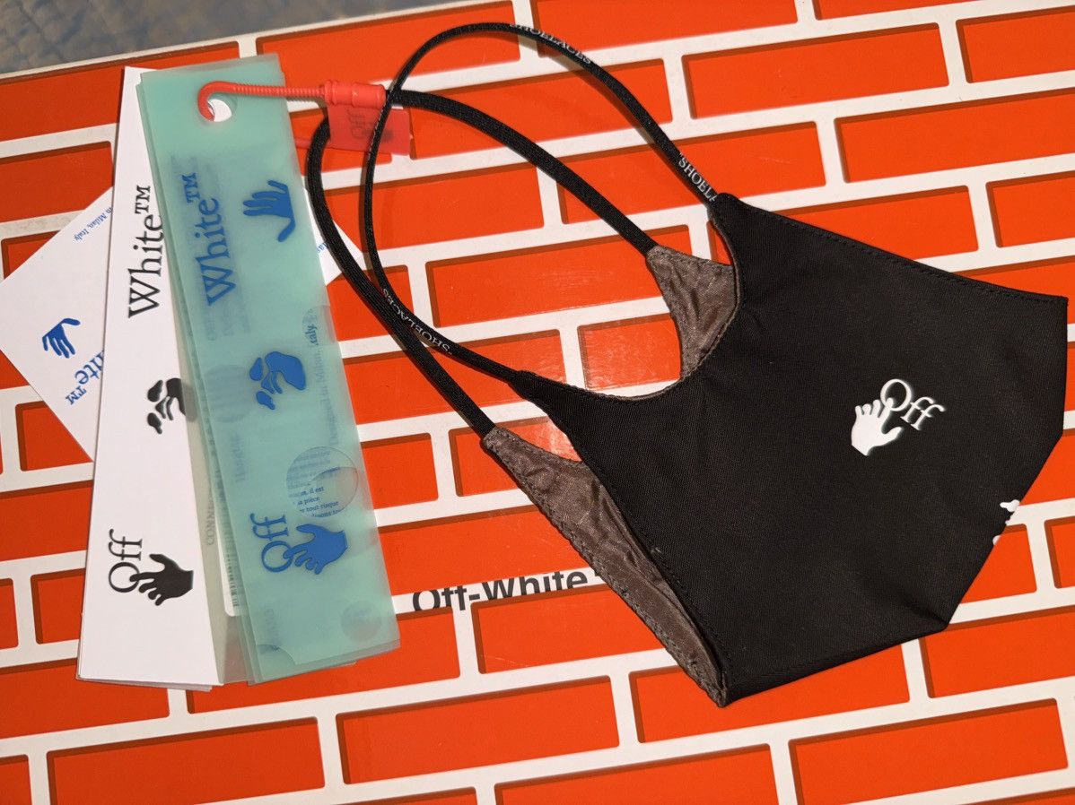 Off-White Off White Face Mask, face covering NEW! Genuine! L/XL Unisex Size ONE SIZE - 7 Thumbnail