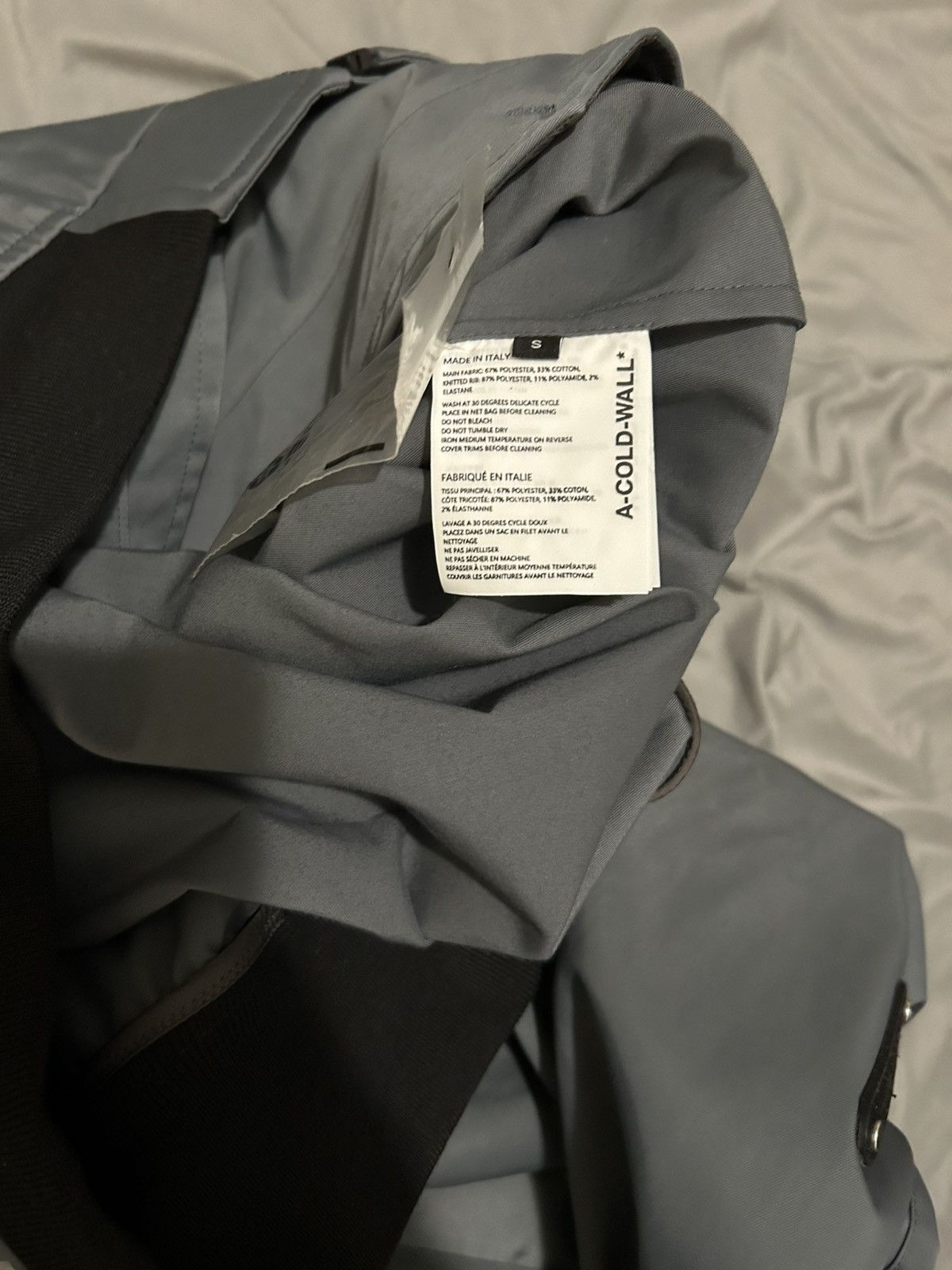 A-COLD-WALL* A-COLD-WALL* Cinch Bomber Jacket “Slate Grey” Size US S / EU 44-46 / 1 - 7 Thumbnail