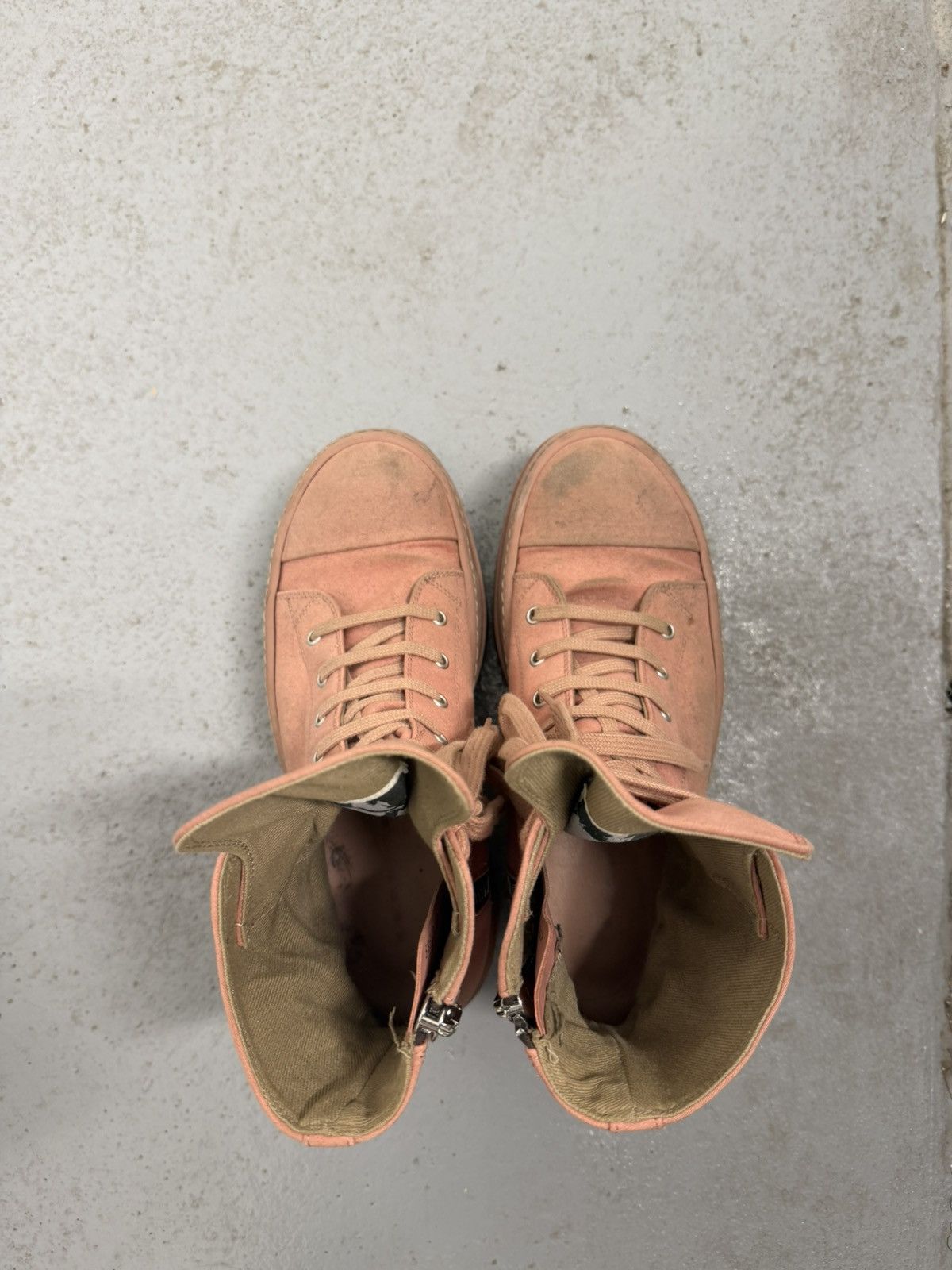 Rick Owens Drkshdw Rick Owens Drkshdw Double Bumper Ramones Size US 10 / EU 43 - 13 Thumbnail