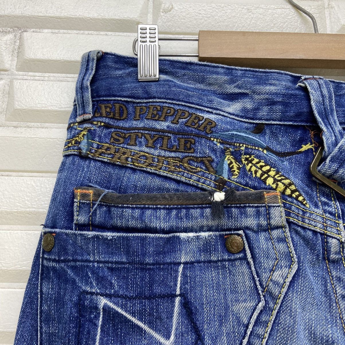 Japanese Brand Japanese Brand Gold Label Red Pepper Flare Jeans Size 29" - 13 Thumbnail