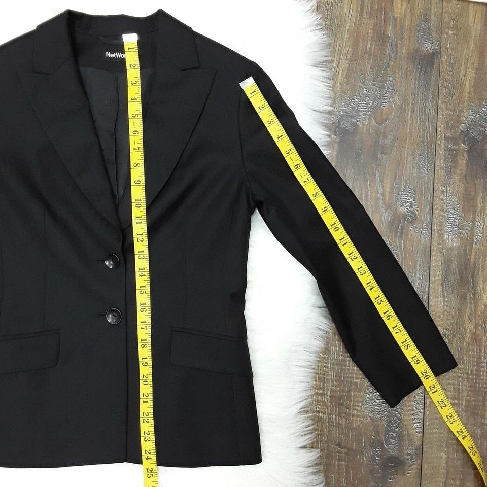 Other Network Super 150s Wool 100% Pure NewWool Blazer Jacket S 36 Size S / US 4 / IT 40 - 11 Thumbnail