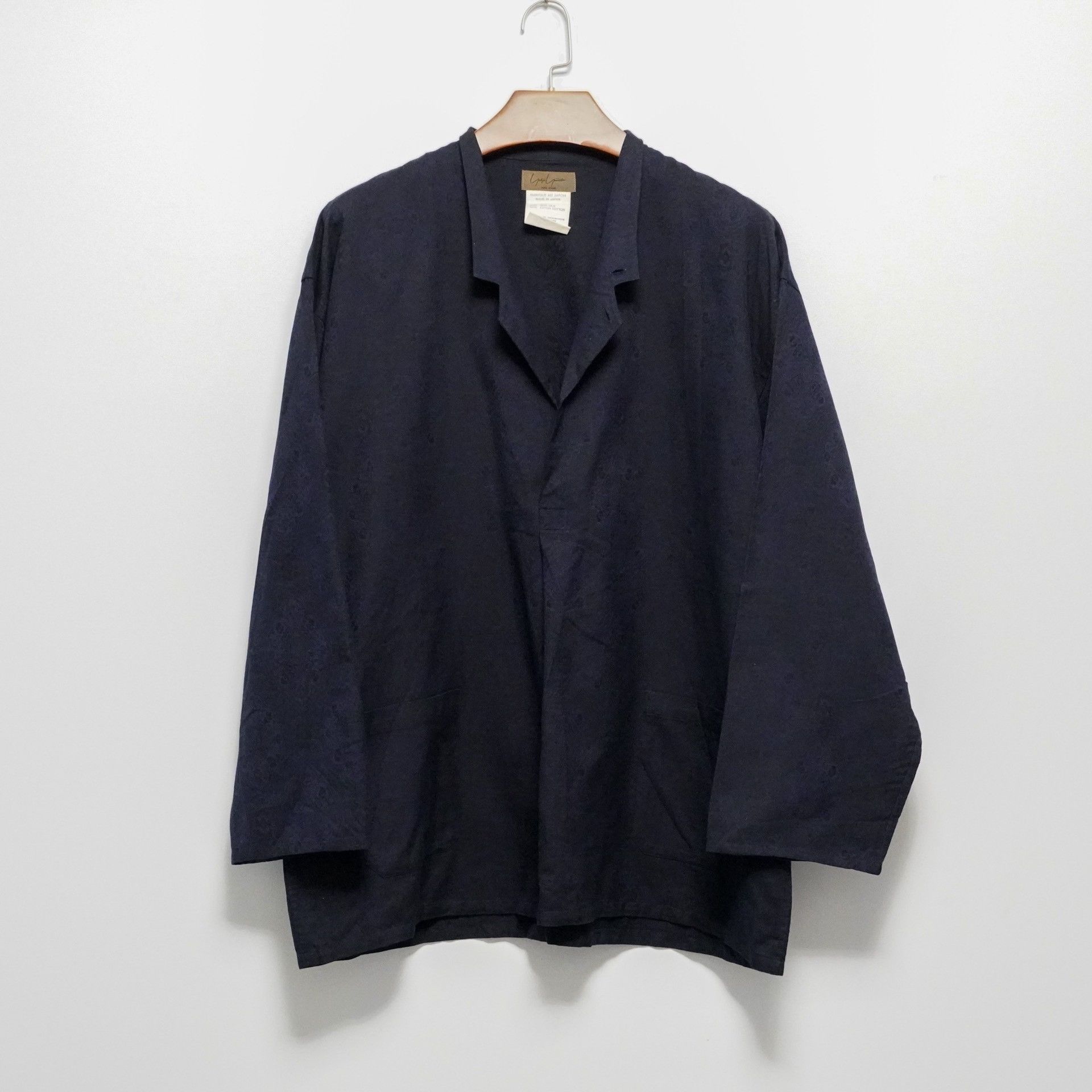 Yohji Yamamoto Yohji Yamamoto 1984SS Violet Silk-Cotton Pullover Size US M / EU 48-50 / 2 - 1 Thumbnail
