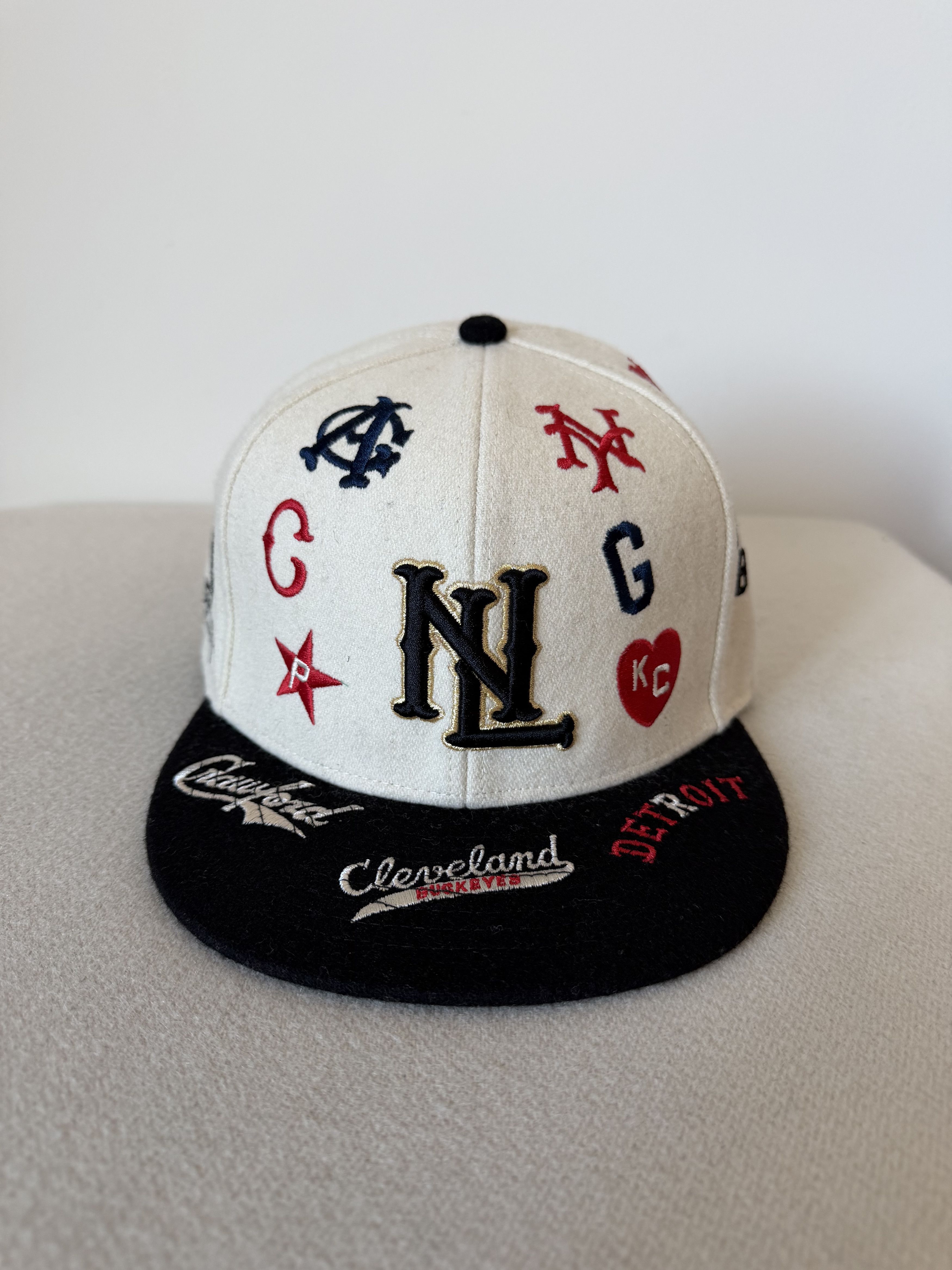 Ebbets Field Flannels 7 1/2 Ebbets Field Flannels Negro Leagues Ballpark Fitted Size ONE SIZE - 1 Thumbnail