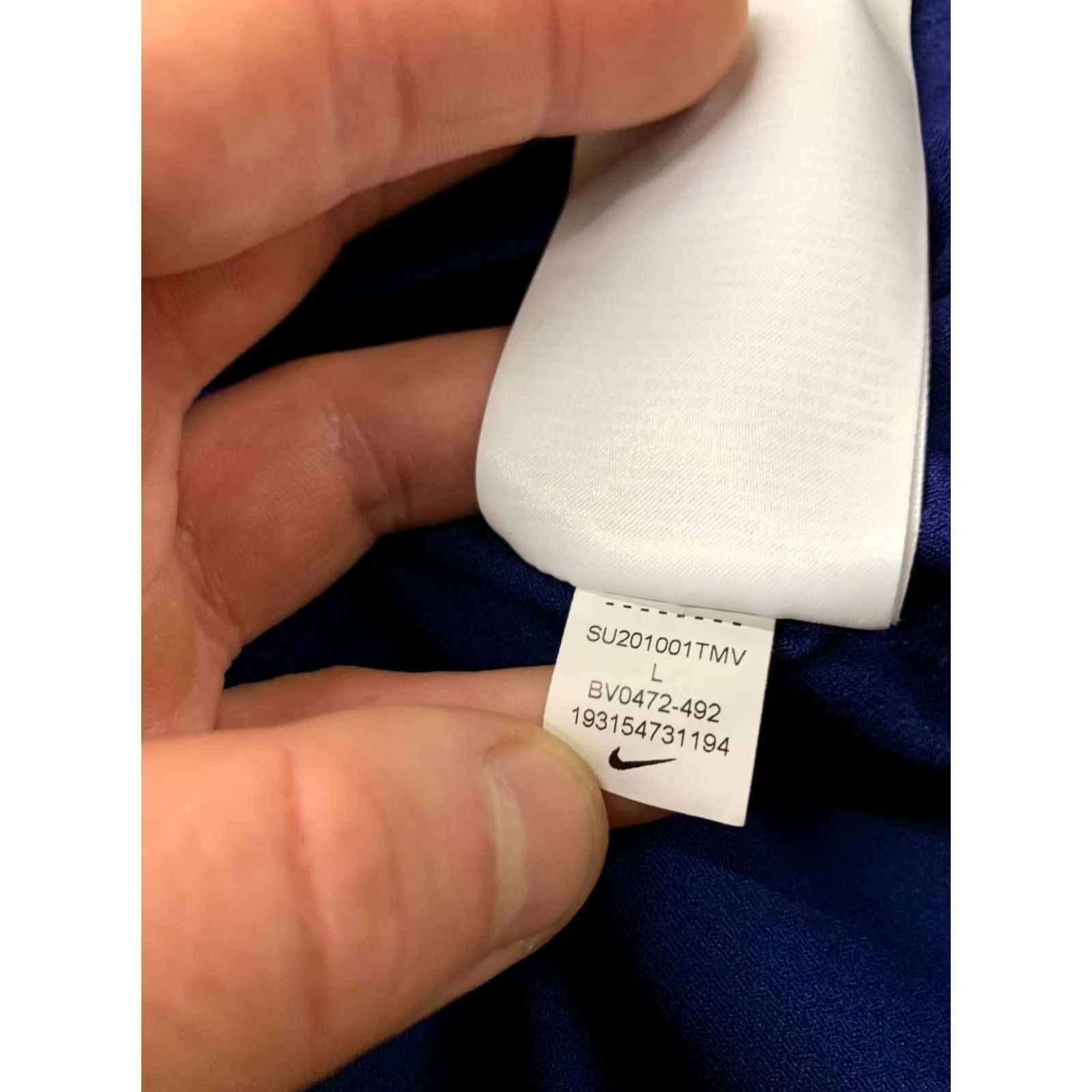 Nike NIKE GOLF DRI-FIT 2020 MEN TRAINING POLO SHIRT JERSEY ORIGINAL SIZE L Blue and White Polo Mens 2020 Nike Golf Shirt Size US L / EU 52-54 / 3 - 7 Thumbnail