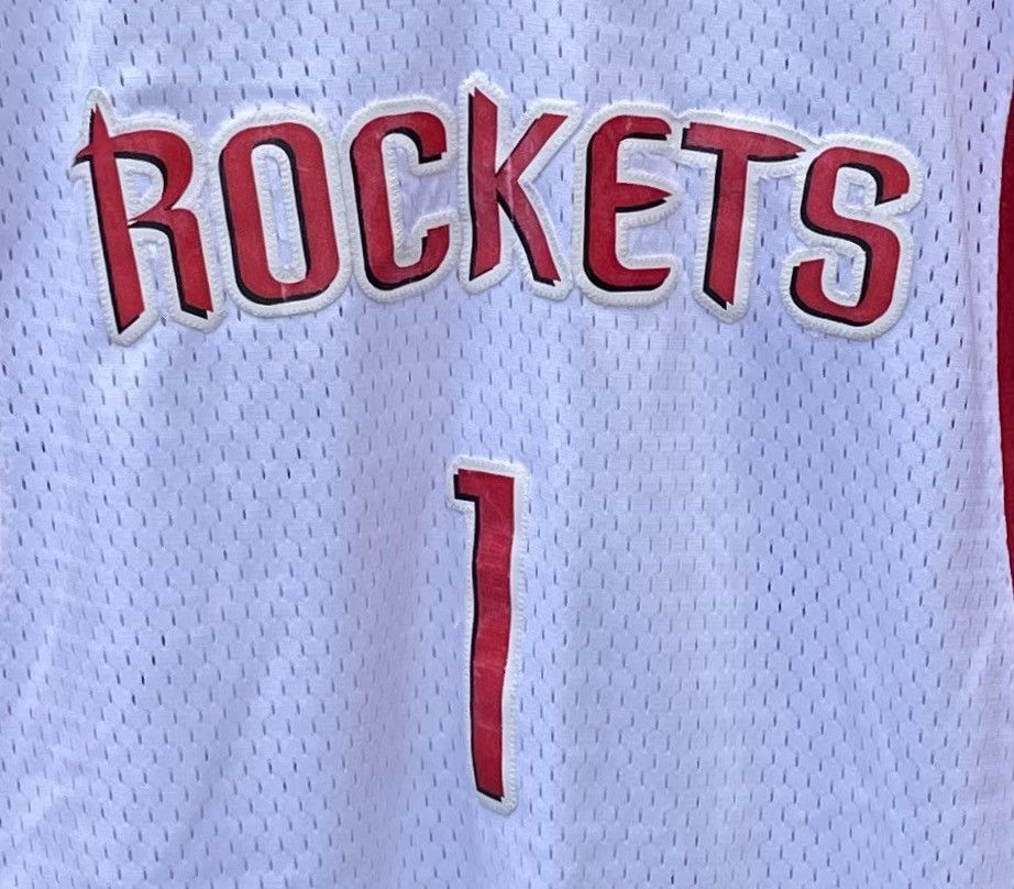 Adidas Tracy McGrady #1 Houston Rockets NBA Reebok Jersey sewn Size US XL / EU 56 / 4 - 4 Thumbnail
