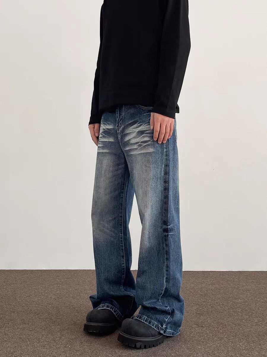 Japanese Brand × Jean High street style washed and distressed micro flared jeans Size US 34 / EU 50 - 2 Thumbnail