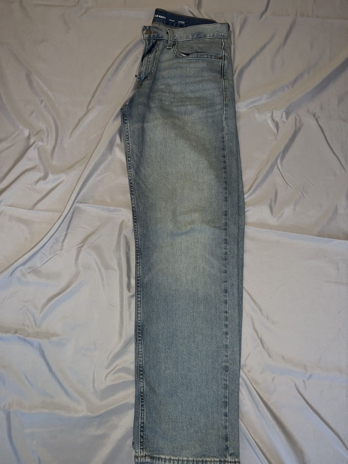 Vintage Baggy Acid Wash Jeans Size US 31 - 3 Thumbnail