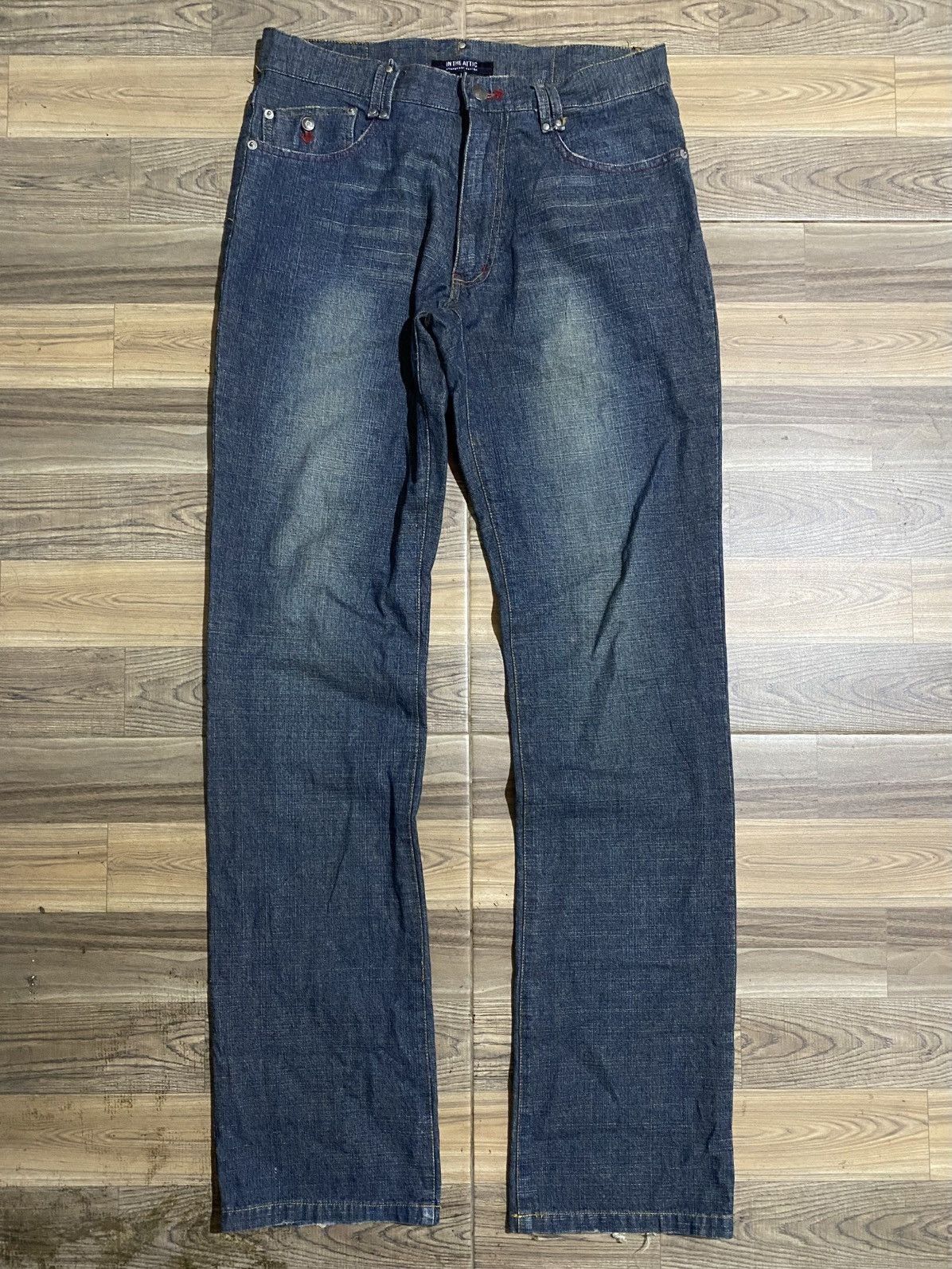 Japanese Brand × Vintage VINTAGE IN THE ATTIC DOUBLE ZIPPER POCKET JEANS Size US 30 / EU 46 - 1 Thumbnail
