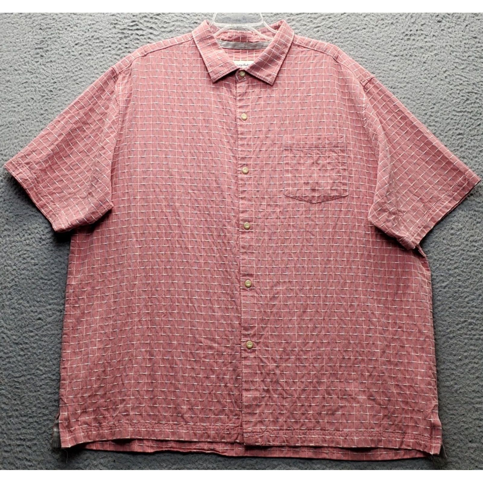 Tommy Bahama Tommy Bahama Mens XXL Camp Shirt Multi Geovanni Geo Silk Button-Up Shirt Mens XS-XL Size US XXL / EU 58 / 5 - 2 Thumbnail