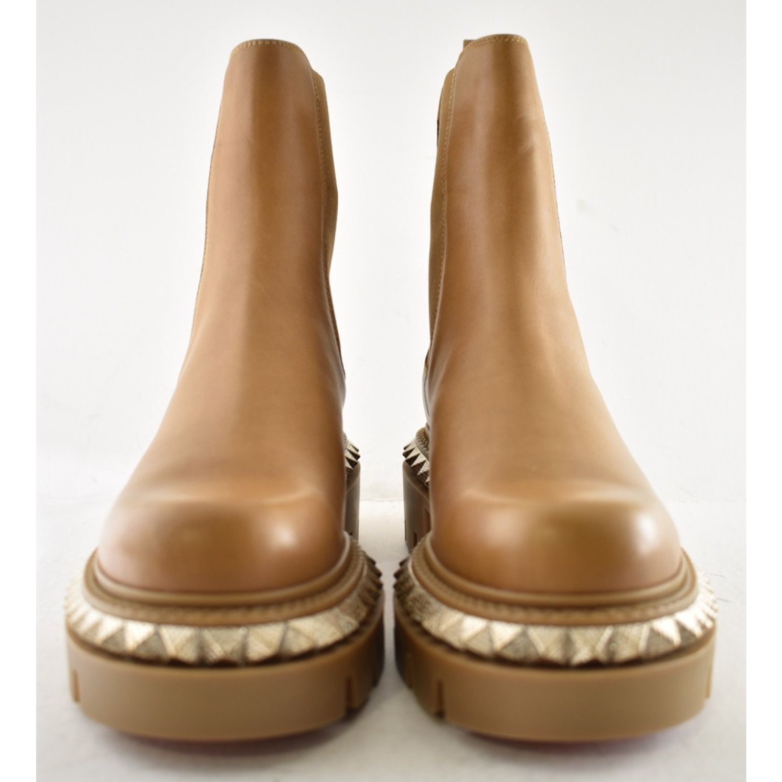 Christian Louboutin Christian Louboutin St Emilia Pyraclou Brown Chelsea Boot 38 Size US 8 / IT 38 - 12 Thumbnail