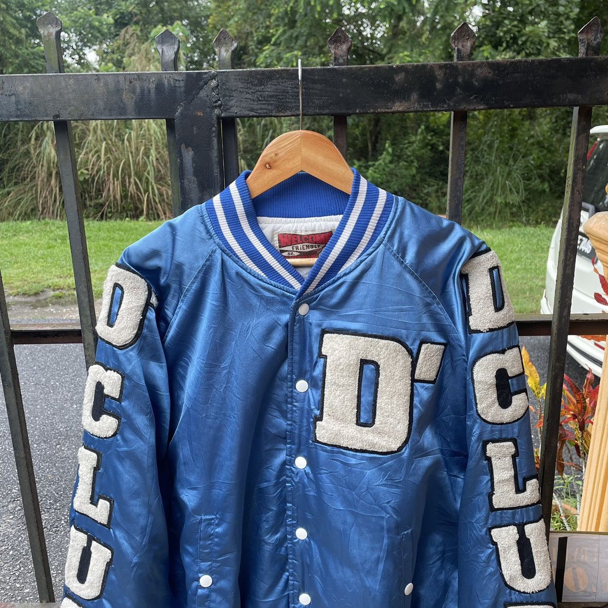 Japanese Brand × Vintage 🔥🔥🇯🇵Vintage D Lite Big Logo Snap Buttons Light Varsity Jacket Size US L / EU 52-54 / 3 - 4 Thumbnail