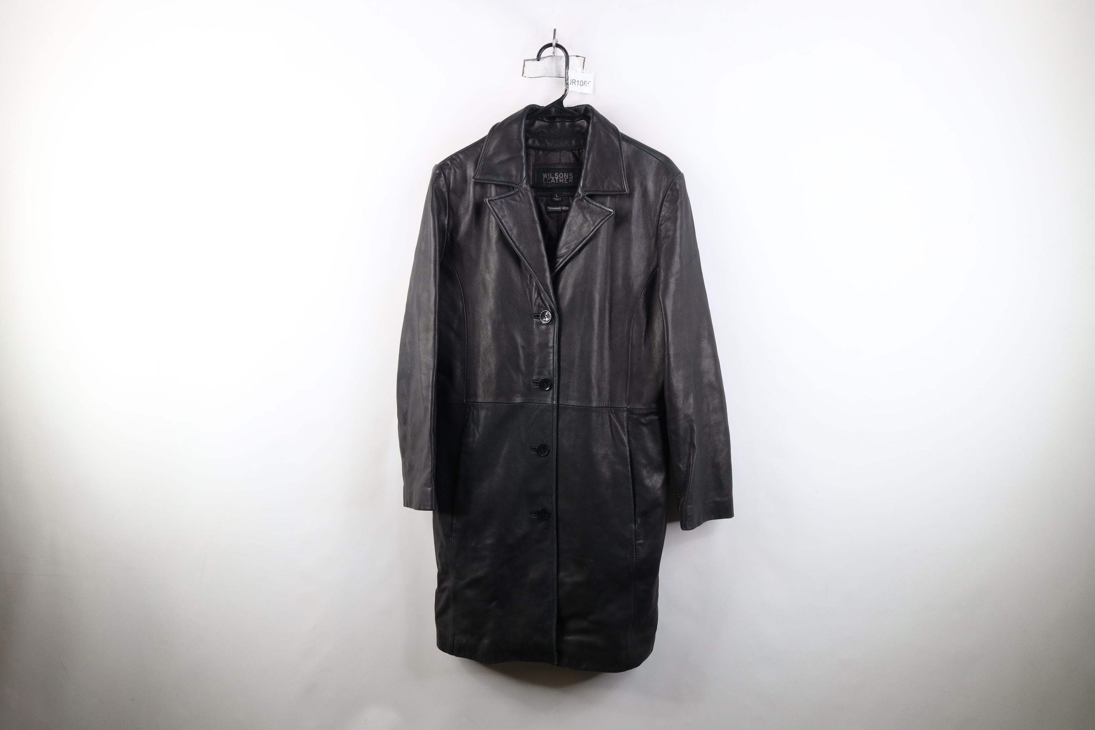Vintage Vintage 90s Streetwear Soft Leather Trench Coat Jacket Size L / US 10 / IT 46 - 1 Thumbnail