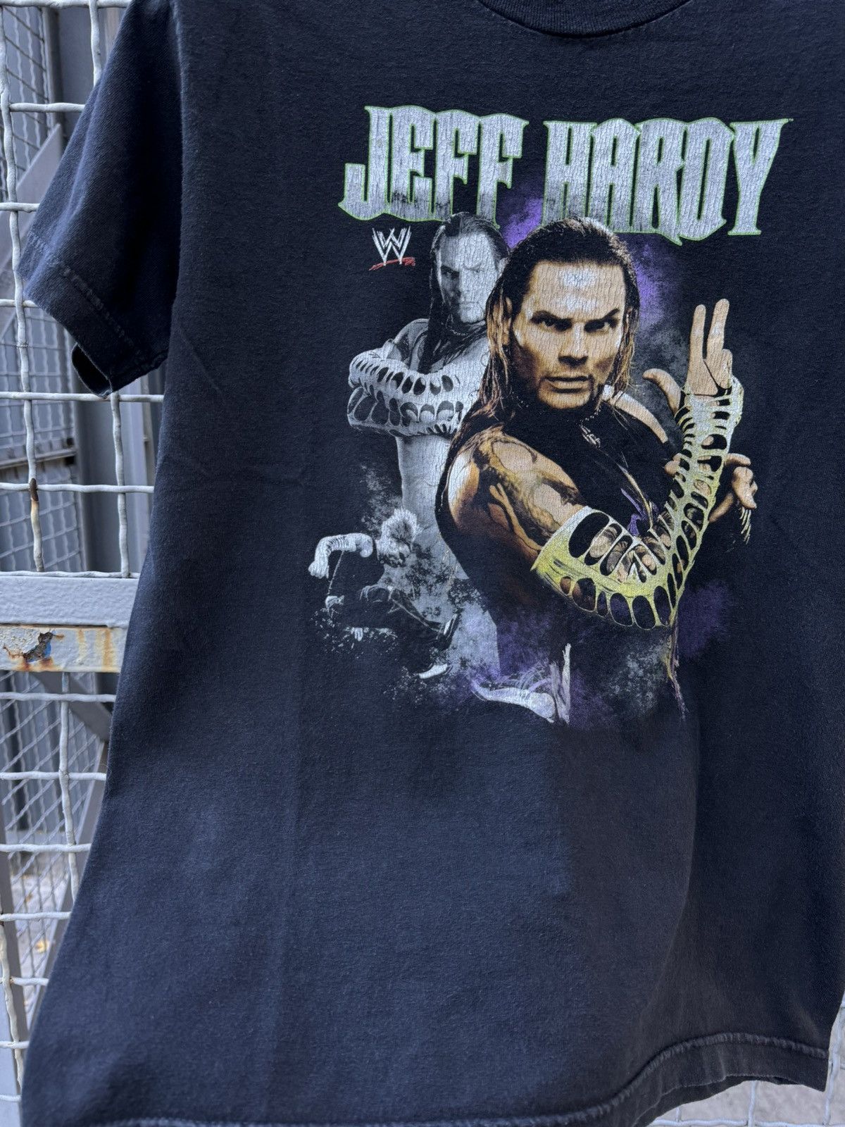 Vintage Vintage 2007 Jeff Hardy WWE T Shirt Y2K tee Size US S / EU 44-46 / 1 - 10 Thumbnail
