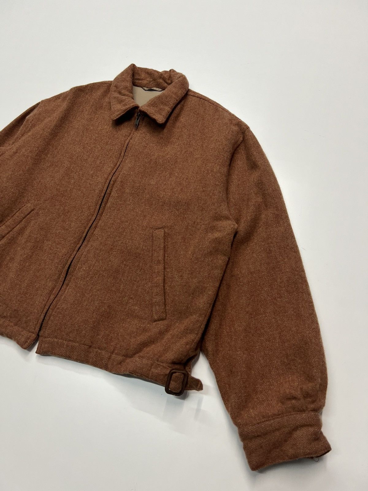Vintage 🔥VINTAGE WEST THE AUTHENTIC STYLE WOOL ZIPPER JACKET Size US M / EU 48-50 / 2 - 3 Thumbnail