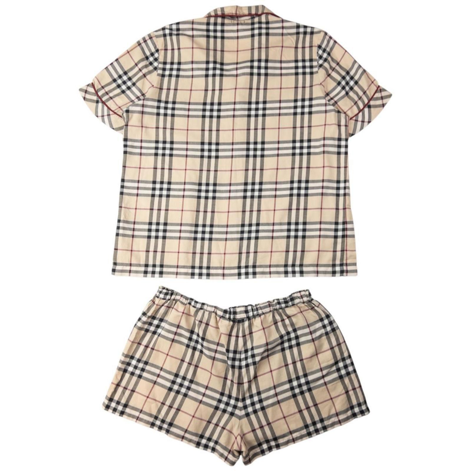 Burberry Vintage Burberry Nova Check Short Pyjama Set Womens Size L Size ONE SIZE - 2 Thumbnail