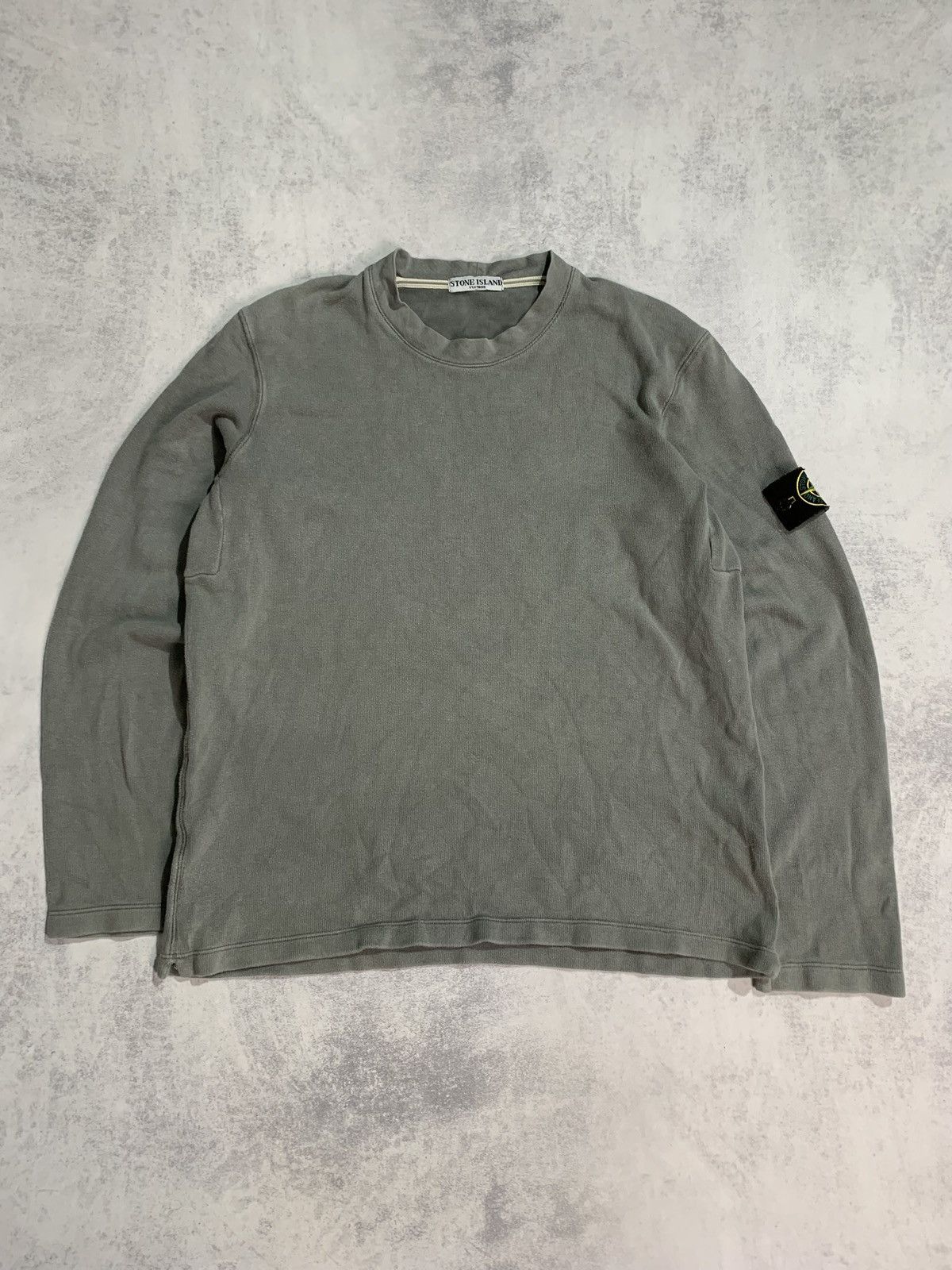 Stone Island Vintage Stone Island AW 2007 Sweatshirt Crewneck Grey Italy Size US L / EU 52-54 / 3 - 1 Thumbnail
