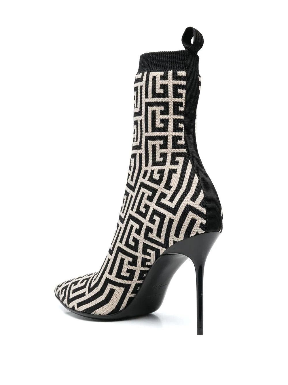 Balmain o1s1wg110925 Sky Ankle Boots in Black/White Size US 8 / IT 38 - 2 Thumbnail