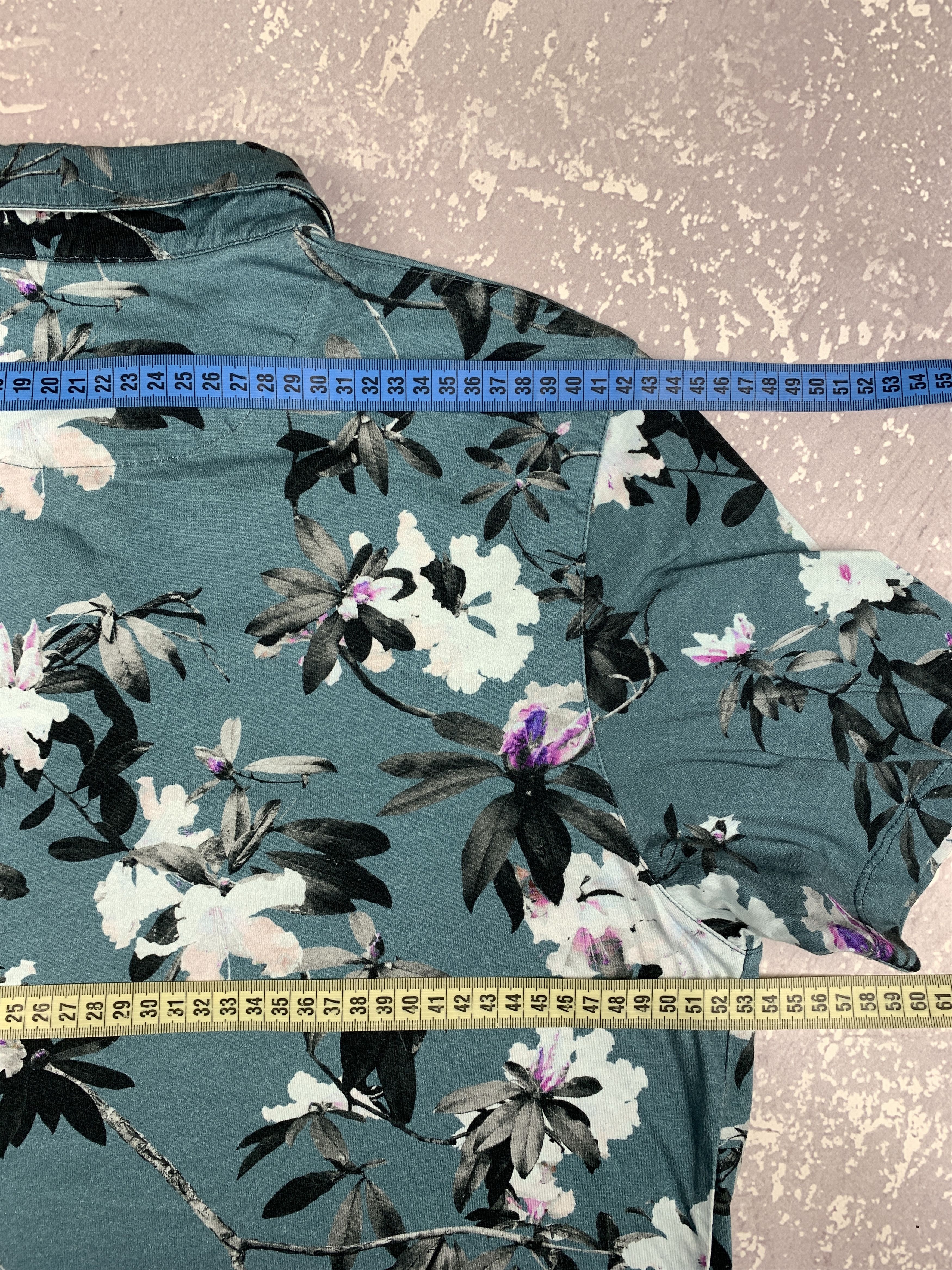 Ted Baker Ted Baker Hawaiian Paisley Floral Polo T Shirt Size US L / EU 52-54 / 3 - 7 Thumbnail