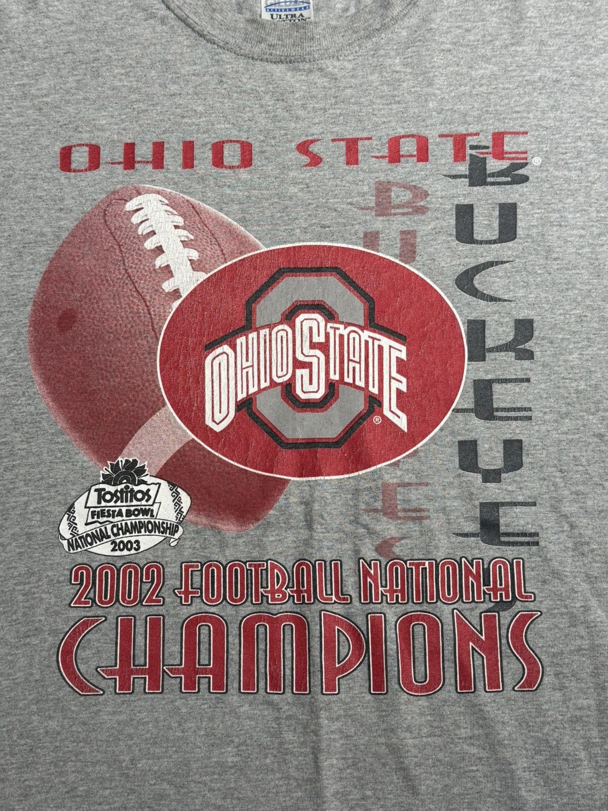 Vintage VINTAGE 2002 OSU Football Champions Tee "Grey" (XL) PREOWNED Size US XL / EU 56 / 4 - 3 Thumbnail