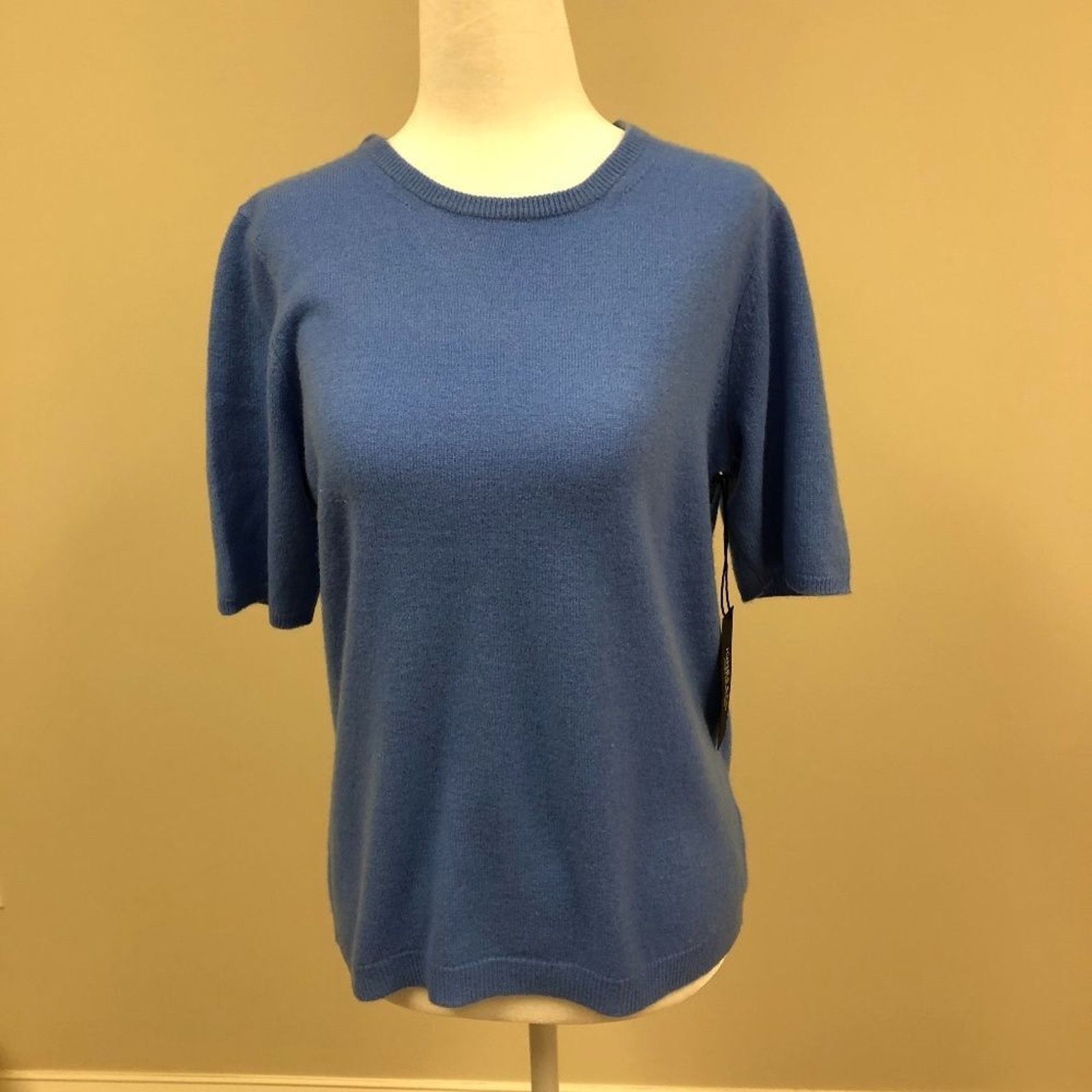Jones New York Short Sleeve 2-ply Cashmere Sweater from Jones New York Size M / US 6-8 / IT 42-44 - 1 Thumbnail