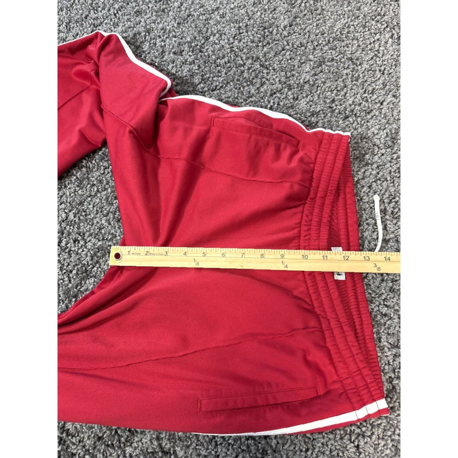 Vintage VINTAGE Y2K Lei Windbreaker Track Pants Flare Leg Women’s M Red 90s Athleisure Sports Slim Elastic Waist Size 32" / US 10 / IT 46 - 5 Thumbnail