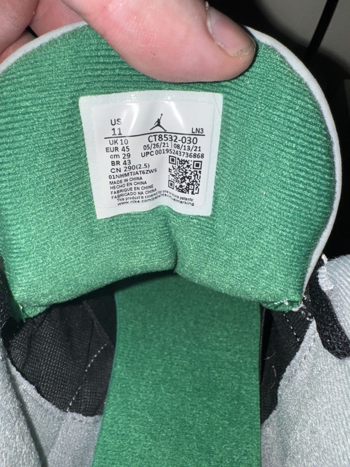 Jordan Brand × Nike Pine green 3s Size US 11 / EU 44 - 5 Thumbnail