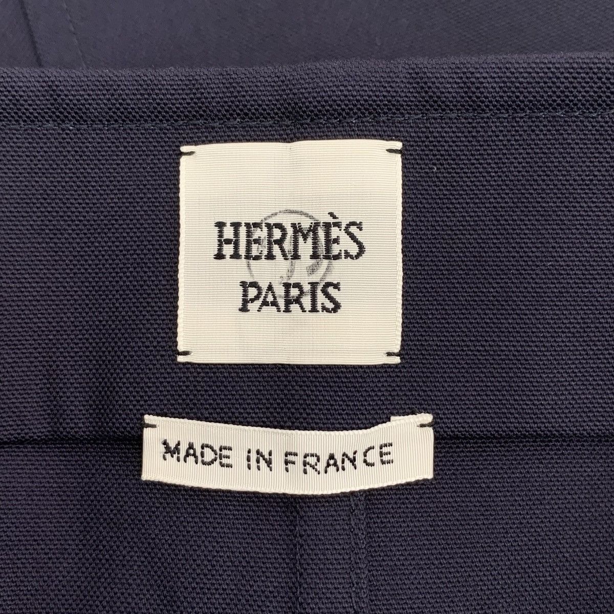 Hermes Hermes Dark Blue Bell Chain Cotton Casual Mini Skirt K26WX Size 25" / US 0 / IT 36 - 6 Thumbnail