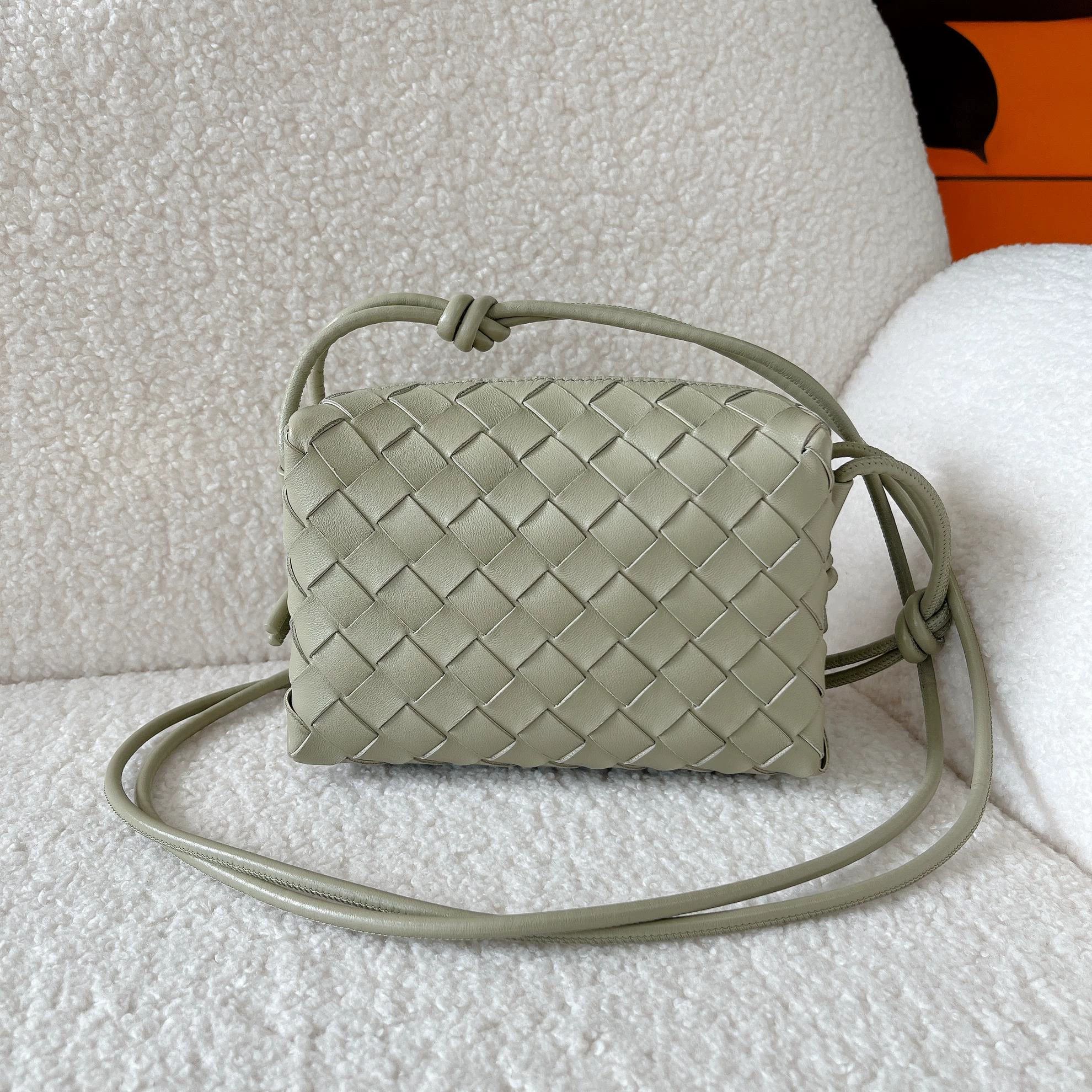 Bottega Veneta Bottega Veneta white woven camera bag Size ONE SIZE - 1 Thumbnail