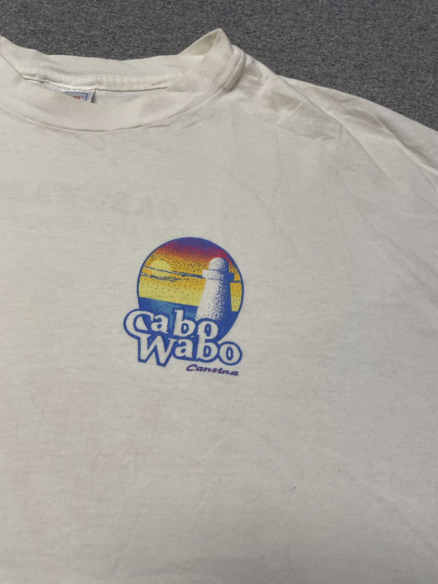 Hanes Vintage 1990s Cabo Wabo Van Halen Band T-Shirt Size US XL / EU 56 / 4 - 3 Thumbnail