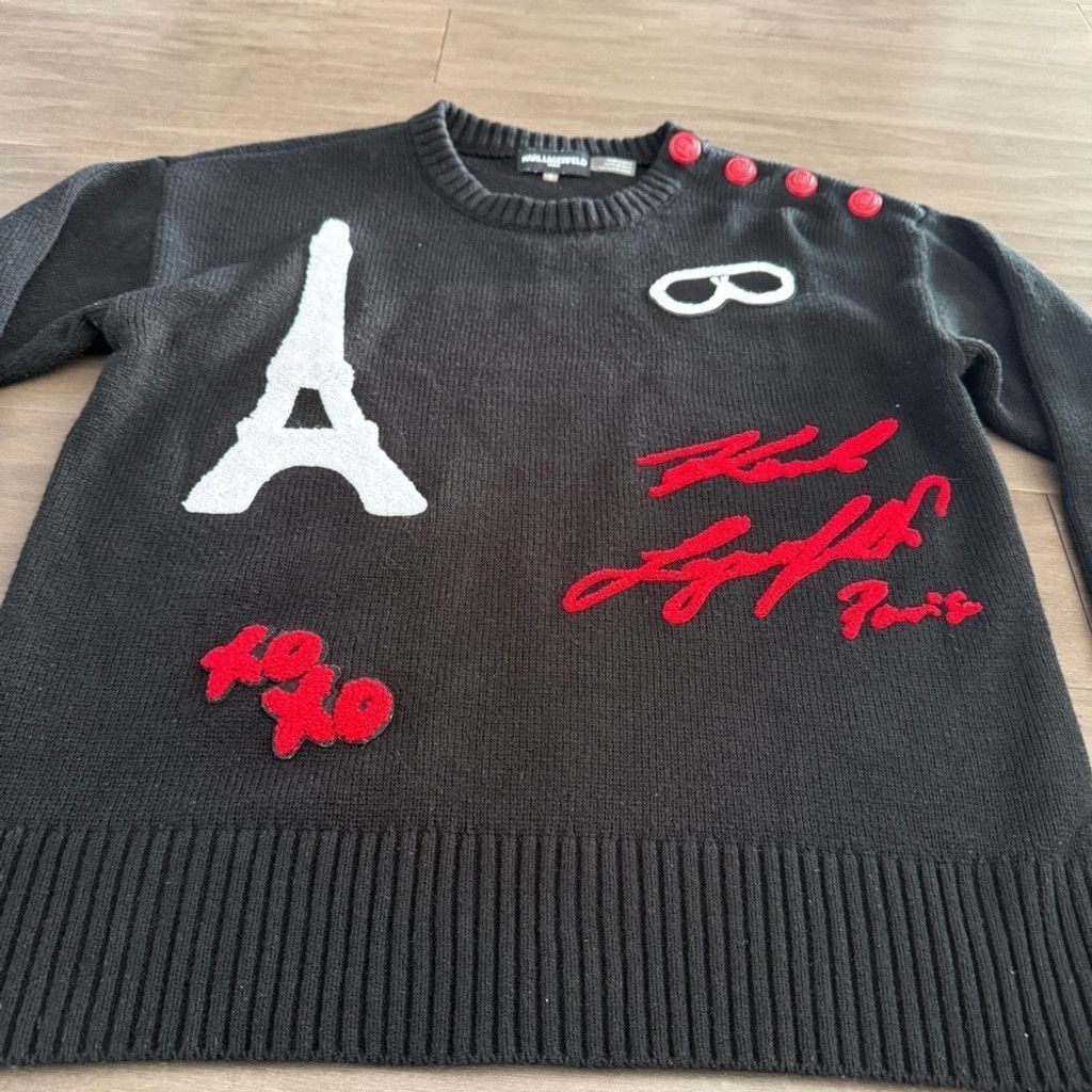 Karl Lagerfeld Karl Lagerfeld Paris Logo Sweater medium Size M / US 6-8 / IT 42-44 - 2 Thumbnail
