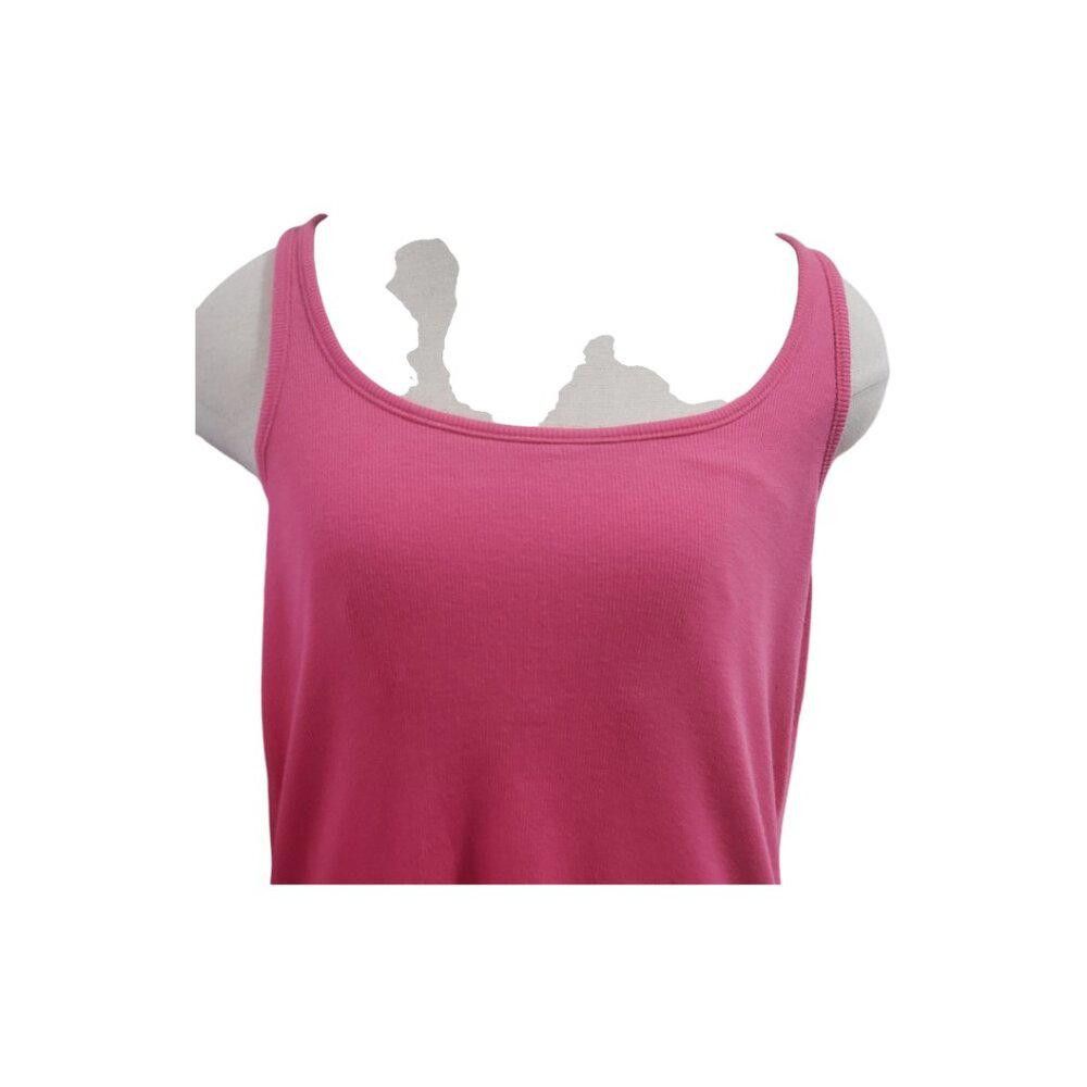 Designer CT1835 Gap Body Hot Pink Tank Top with Built in Bra L Size L / US 10 / IT 46 - 2 Thumbnail