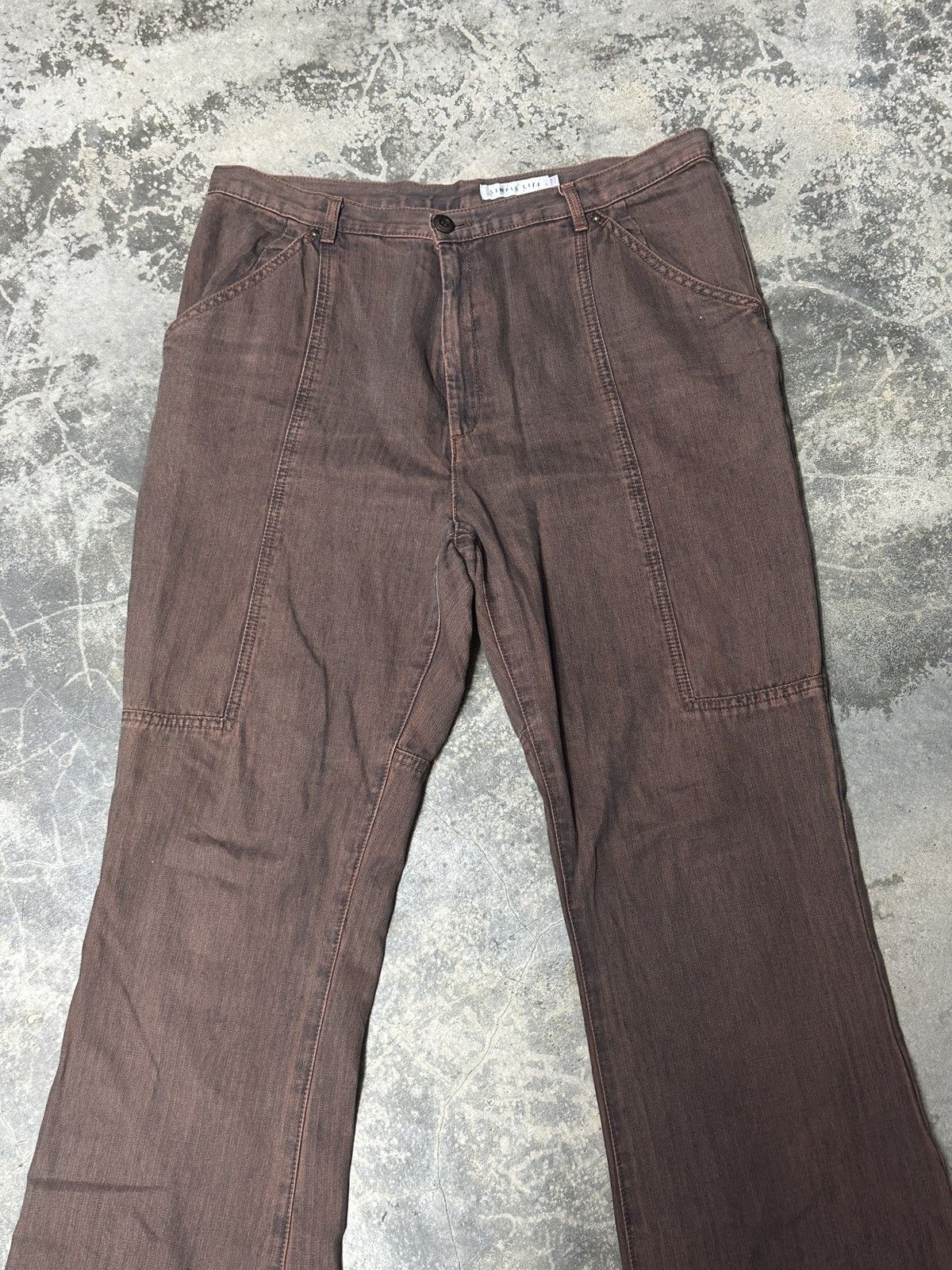 Hysteric Glamour × Japanese Brand Japanese Brand Bootcut Flared Rare Colour Denim Size US 33 - 2 Thumbnail