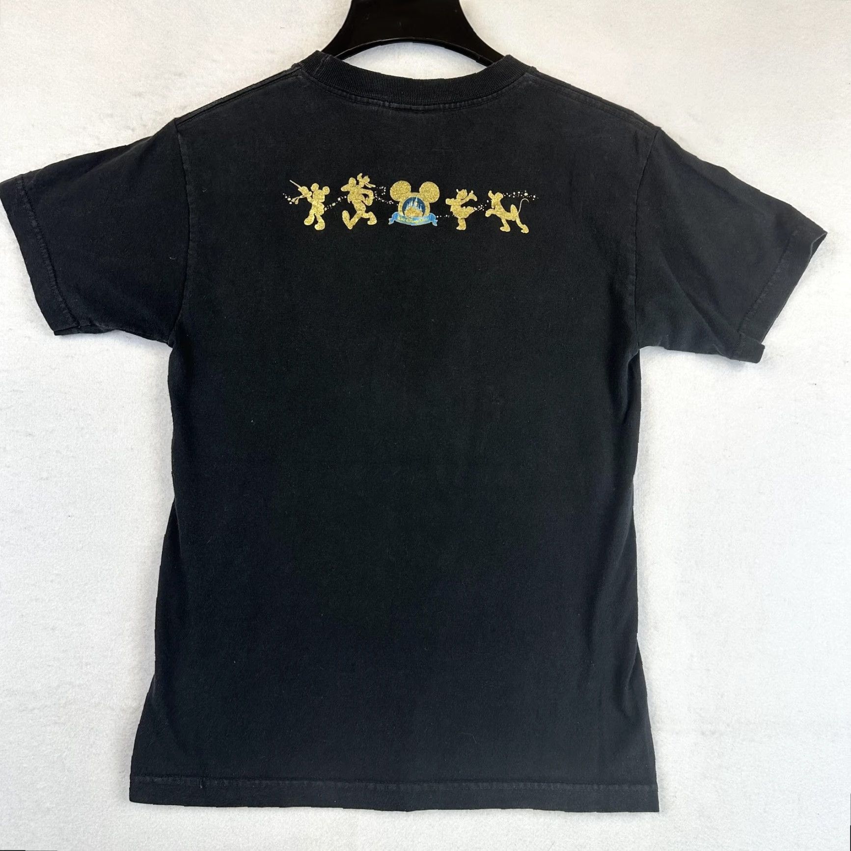 Disney VINTAGE Disney Shirt Mens Small Walt Disney World Happiest Celebration Black 00s Size US S / EU 44-46 / 1 - 6 Thumbnail