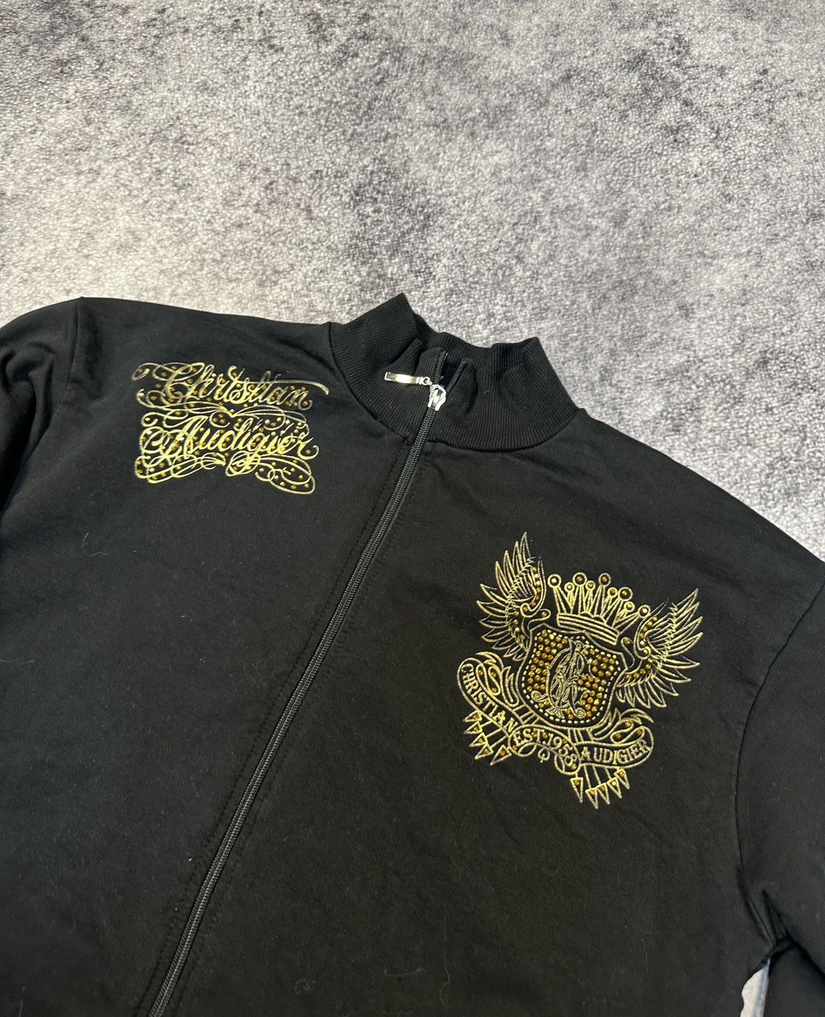 Christian Audigier Y2K Christian Audigier Zipper Jacket Streetwear Rare Opium L Size US M / EU 48-50 / 2 - 4 Thumbnail