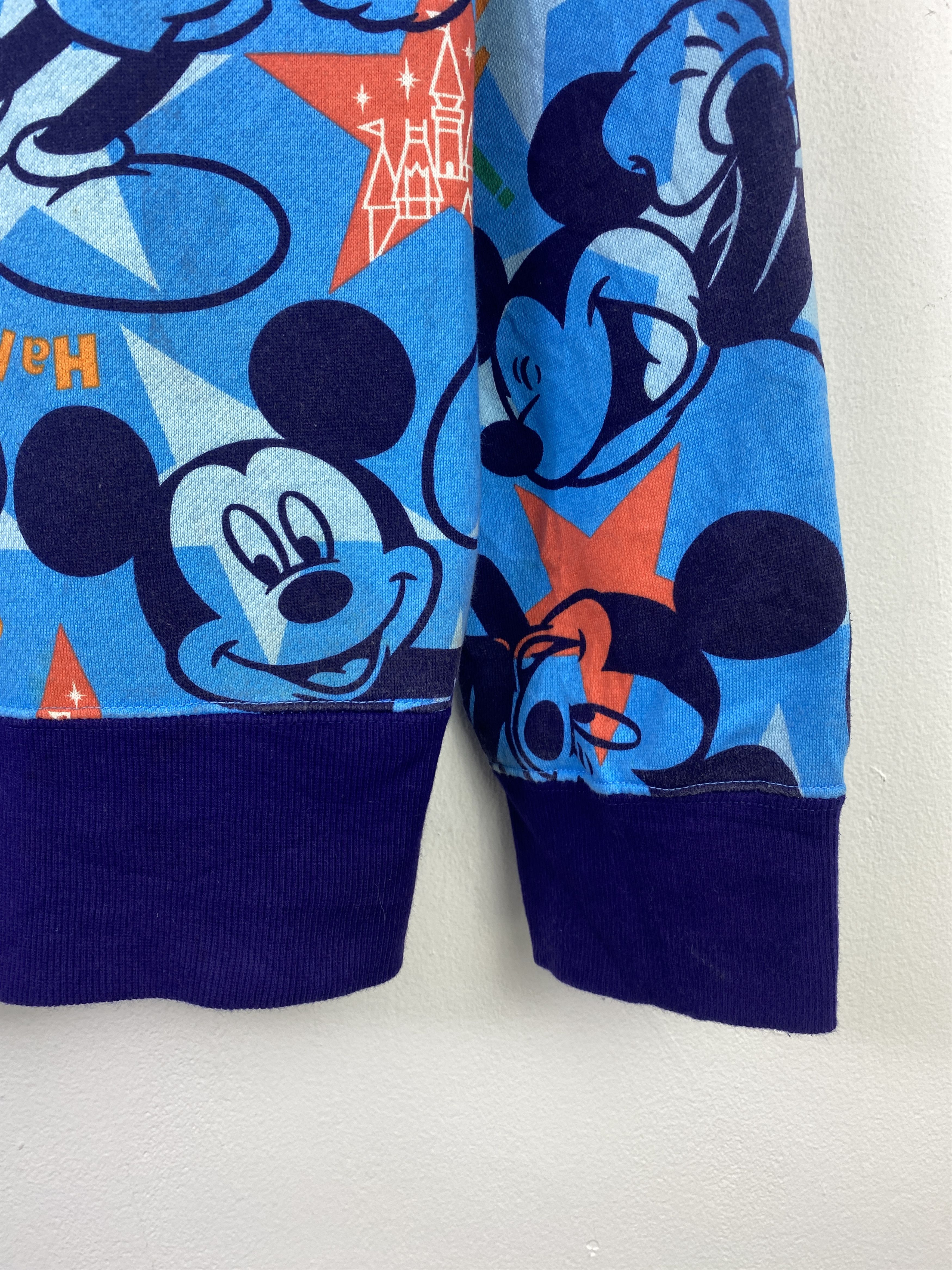 Mickey Mouse Vintage Mickey Mouse All Over Print Zipper Hoodie SH0390 Size US XXL / EU 58 / 5 - 10 Thumbnail