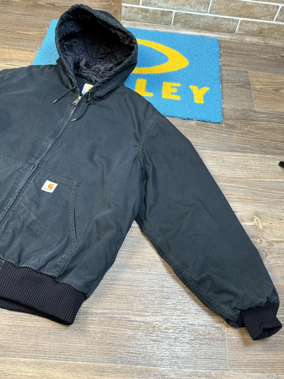 Carhartt × Vintage Vintage Carhartt Active Jacket Blue Working Jacket Size US XL / EU 56 / 4 - 5 Thumbnail