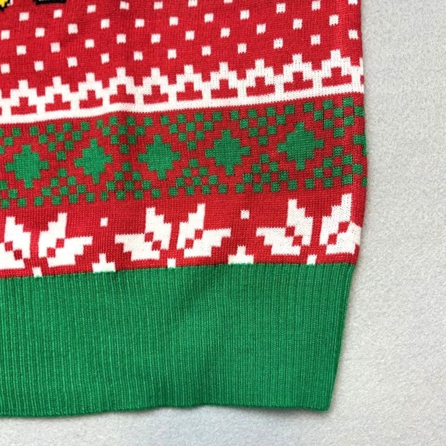 Vintage VINTAGE The Simpsons Red Green Fair Isle Ugly Christmas Sweater Homer Santa Hat Size S Size US S / EU 44-46 / 1 - 4 Thumbnail