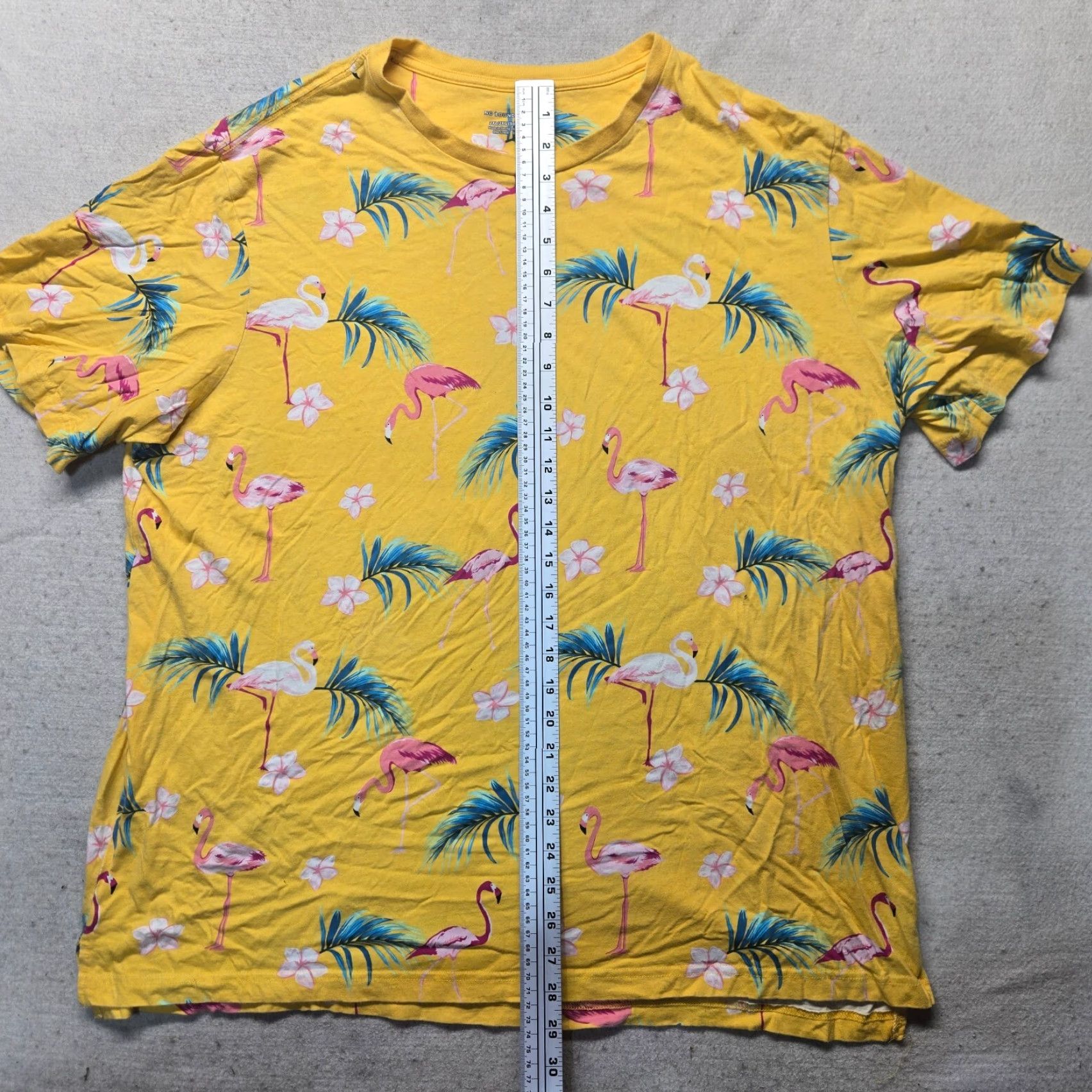 Vintage No Boundaries Shirt Women 2XL Yellow T-Shirt Short Sleeve Mock Neck Basic Casual Lightweight Stretch Comfort 92% Polyester 8% Spandex * Size XXL / US 16-18 / IT 52-54 - 5 Thumbnail