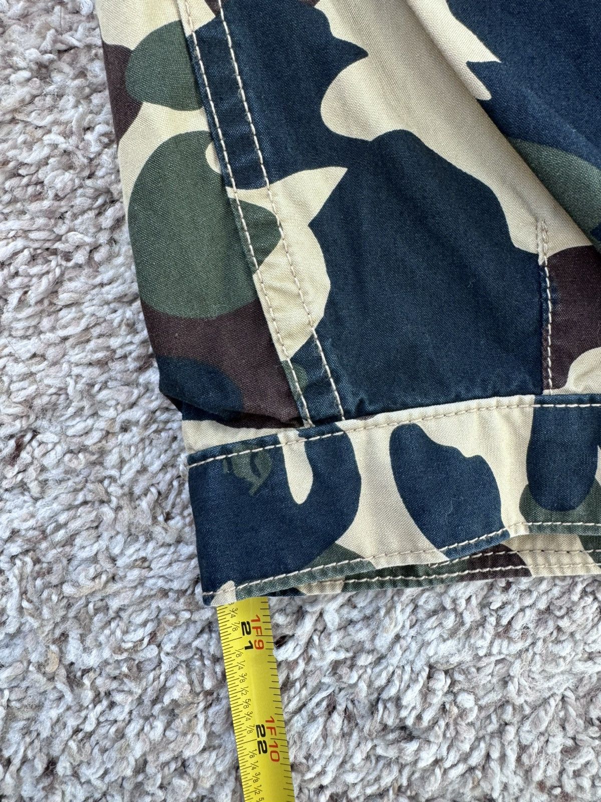 Bape Bape Camo cargo cropped pants XL Size US 36 / EU 52 - 10 Thumbnail