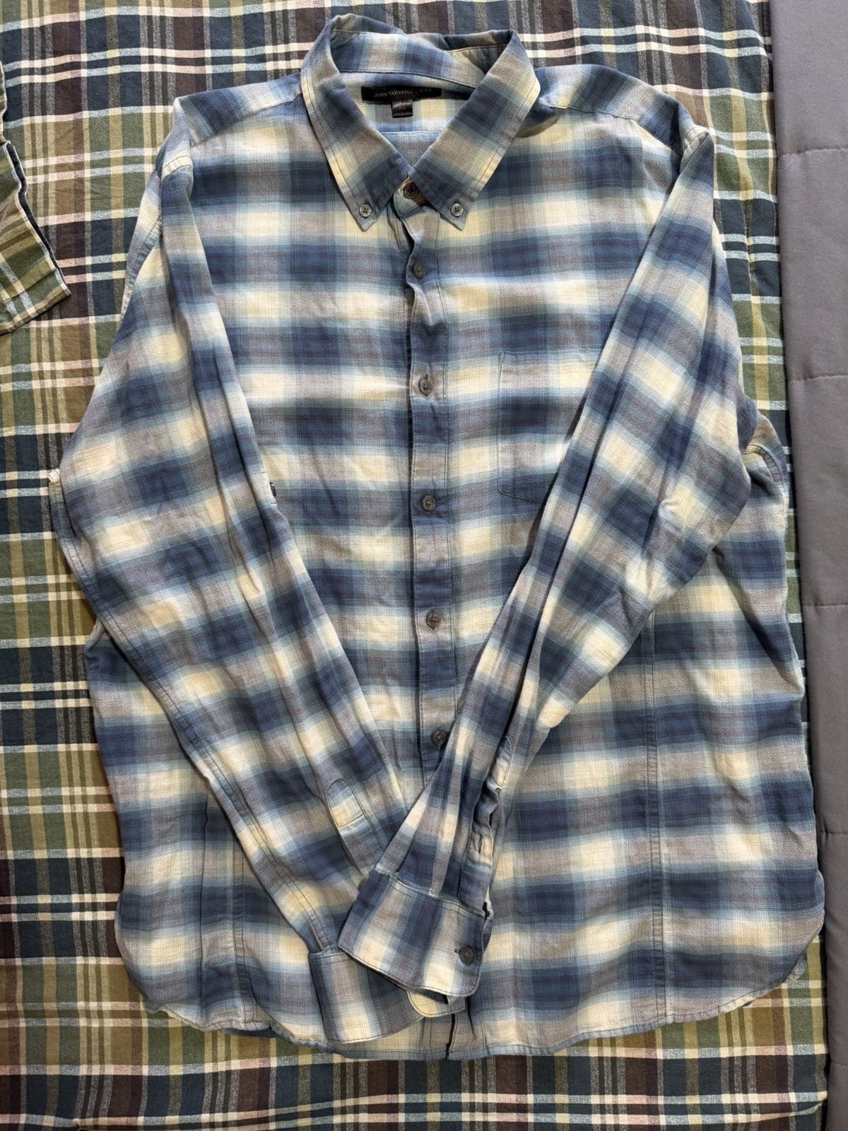 John Varvatos John Varvatos Blue shirt Size US XL / EU 56 / 4 - 1 Thumbnail