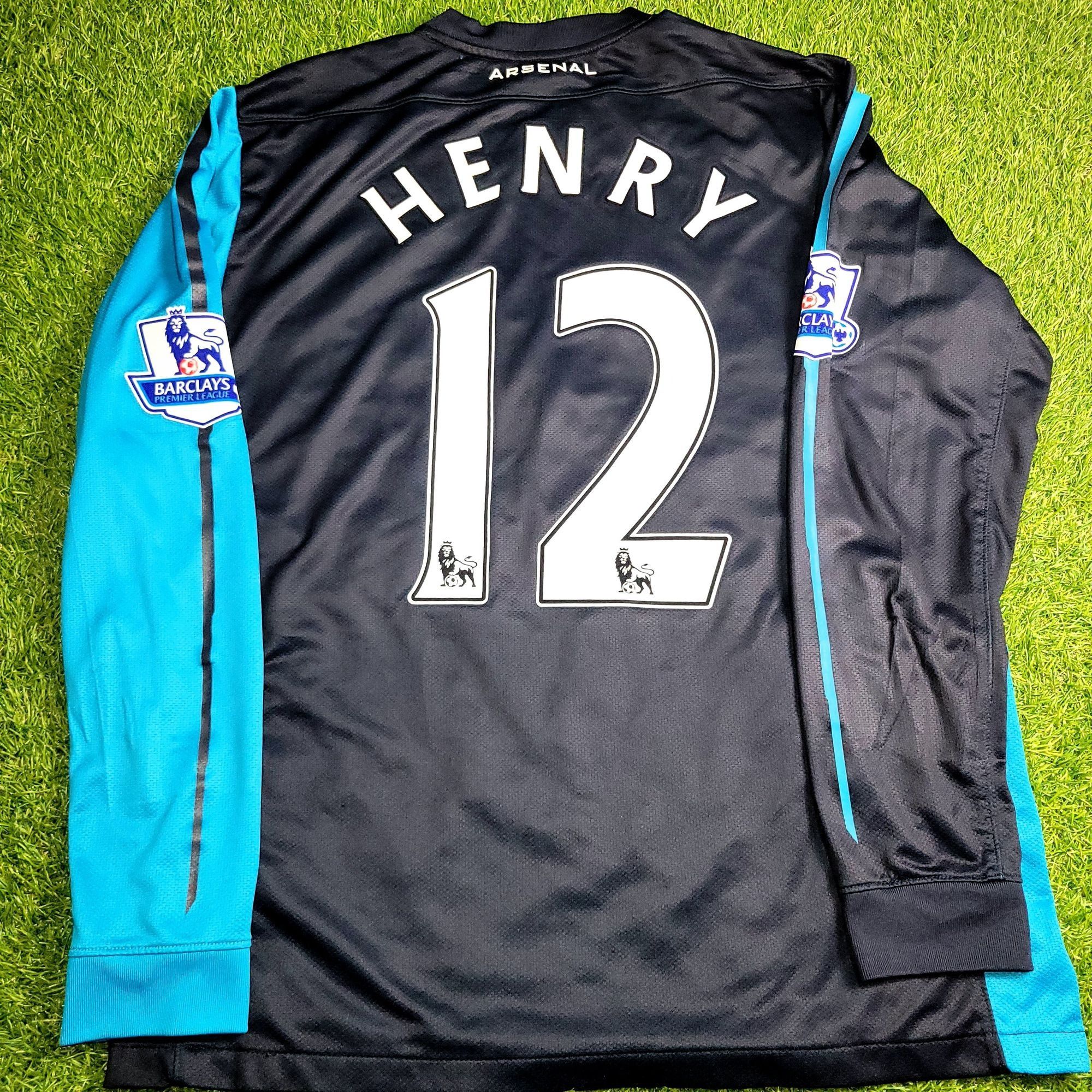 Nike Henry Arsenal 2011 2012 Long Sleeve Away Soccer Jersey L Size US L / EU 52-54 / 3 - 1 Thumbnail